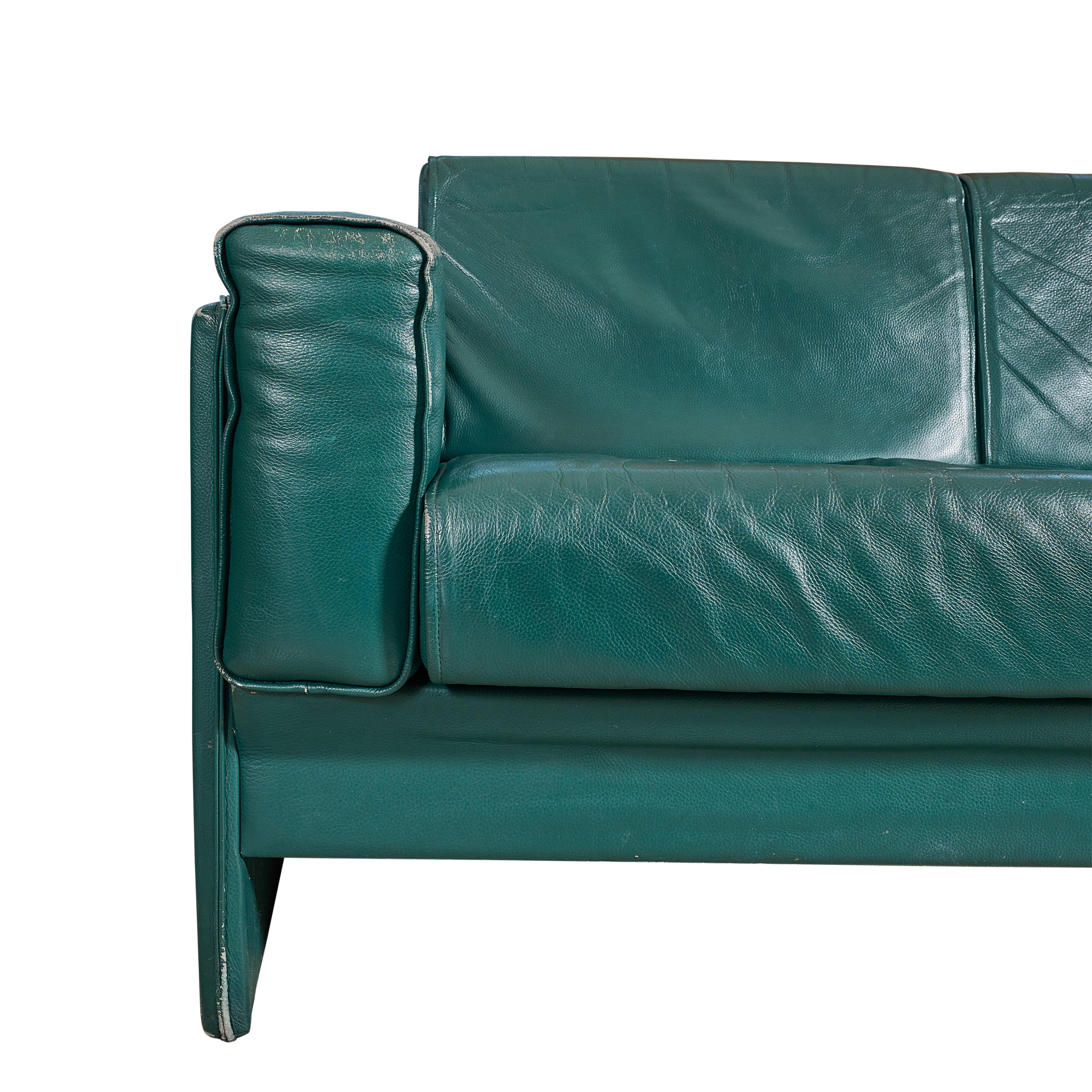milan leather sofa