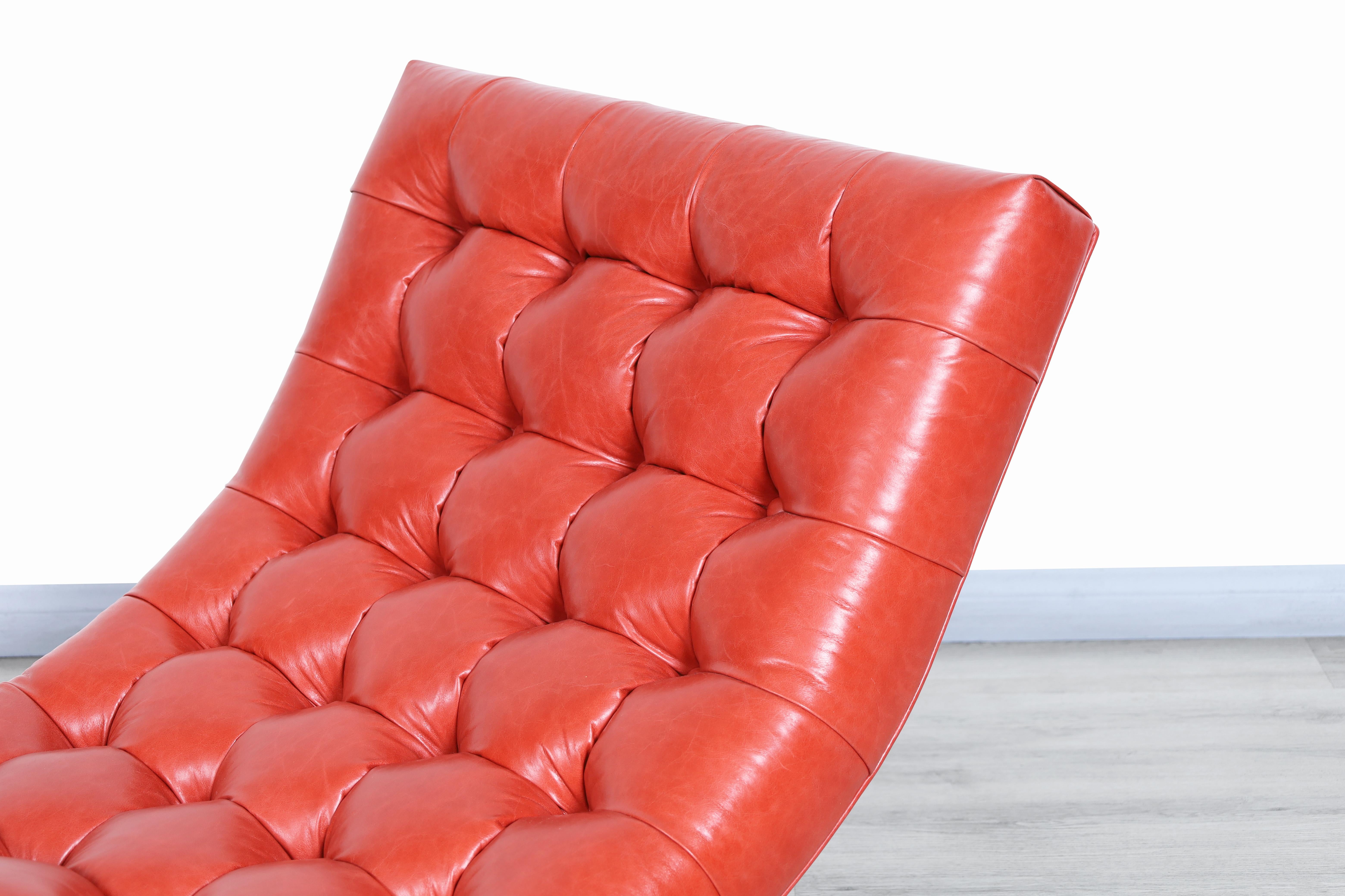 Mid-Century Modern Midcentury Leather 