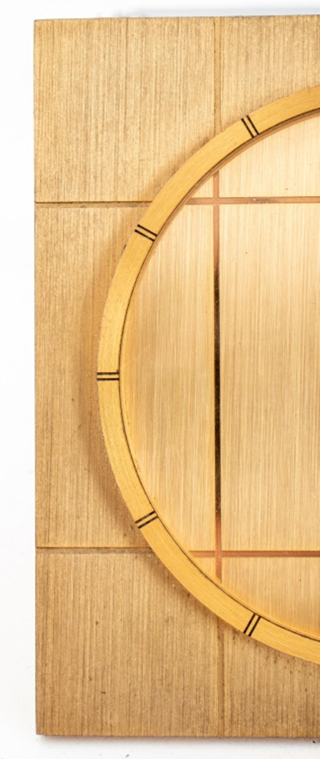 Métal Horloge de bureau LeCoultre du milieu du siècle Modèle 465 en vente
