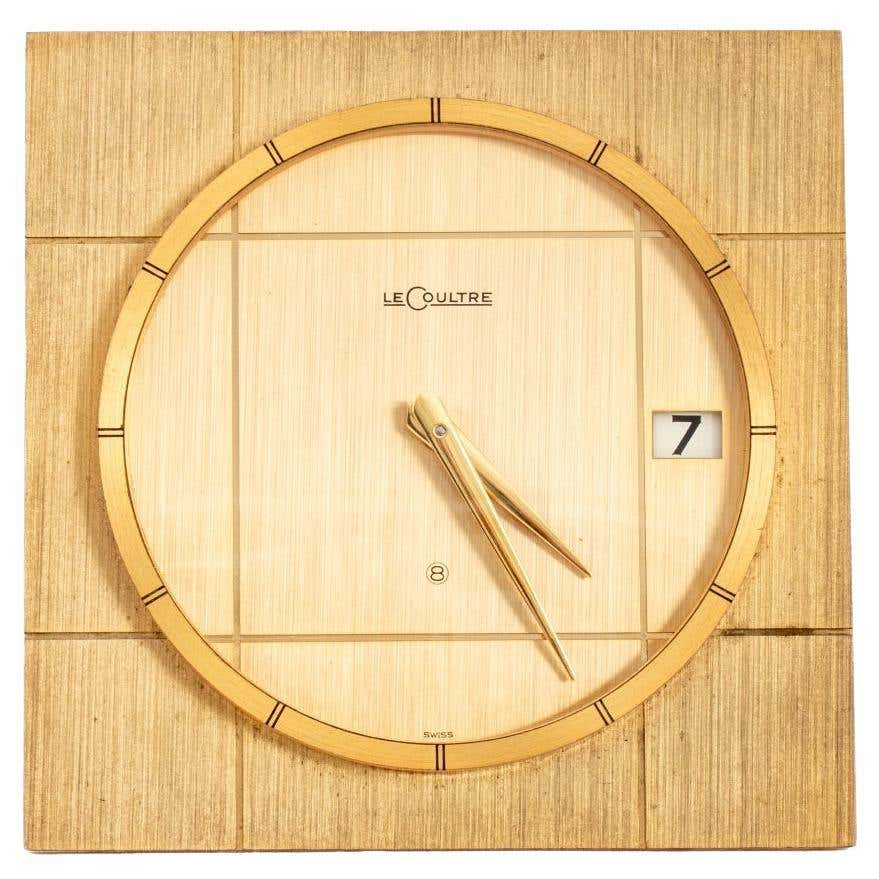 Art Deco Jaeger-LeCoultre Desk or Table Clock in Brass at 1stDibs ...