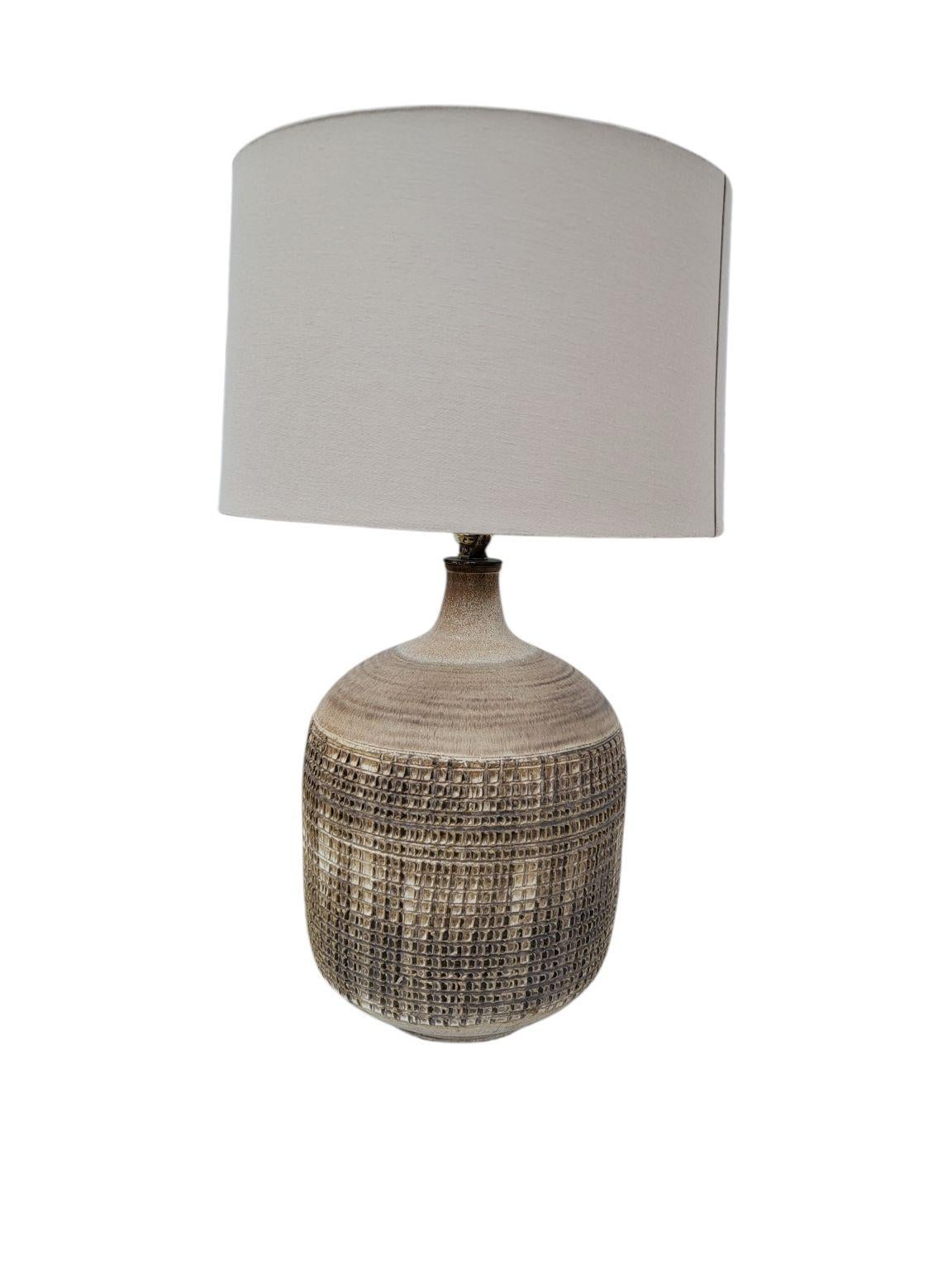 Américain Lampe en poterie Lee Rosen pour Design Technics, années 1960 en vente