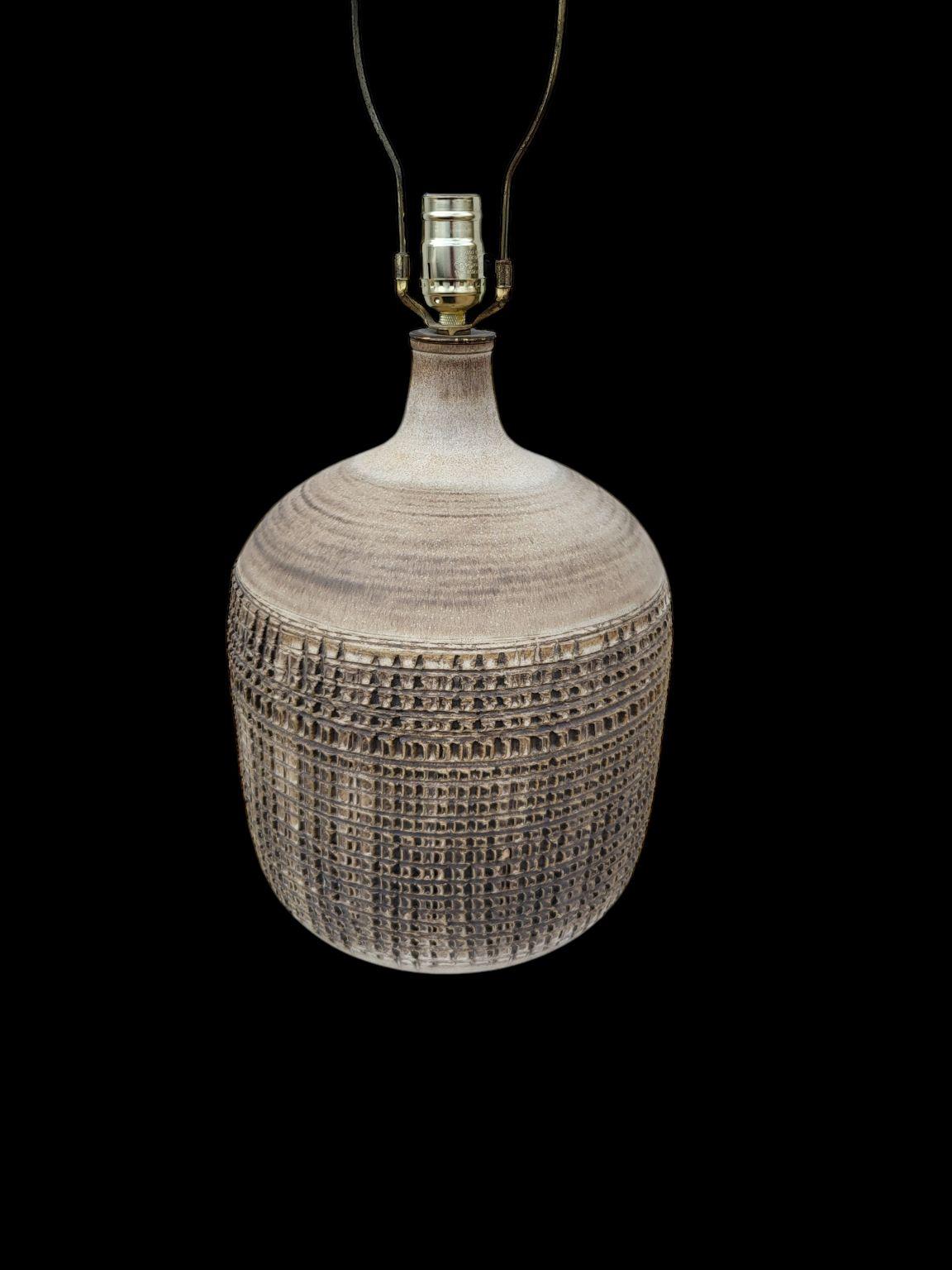 Poteries Lampe en poterie Lee Rosen pour Design Technics, années 1960 en vente
