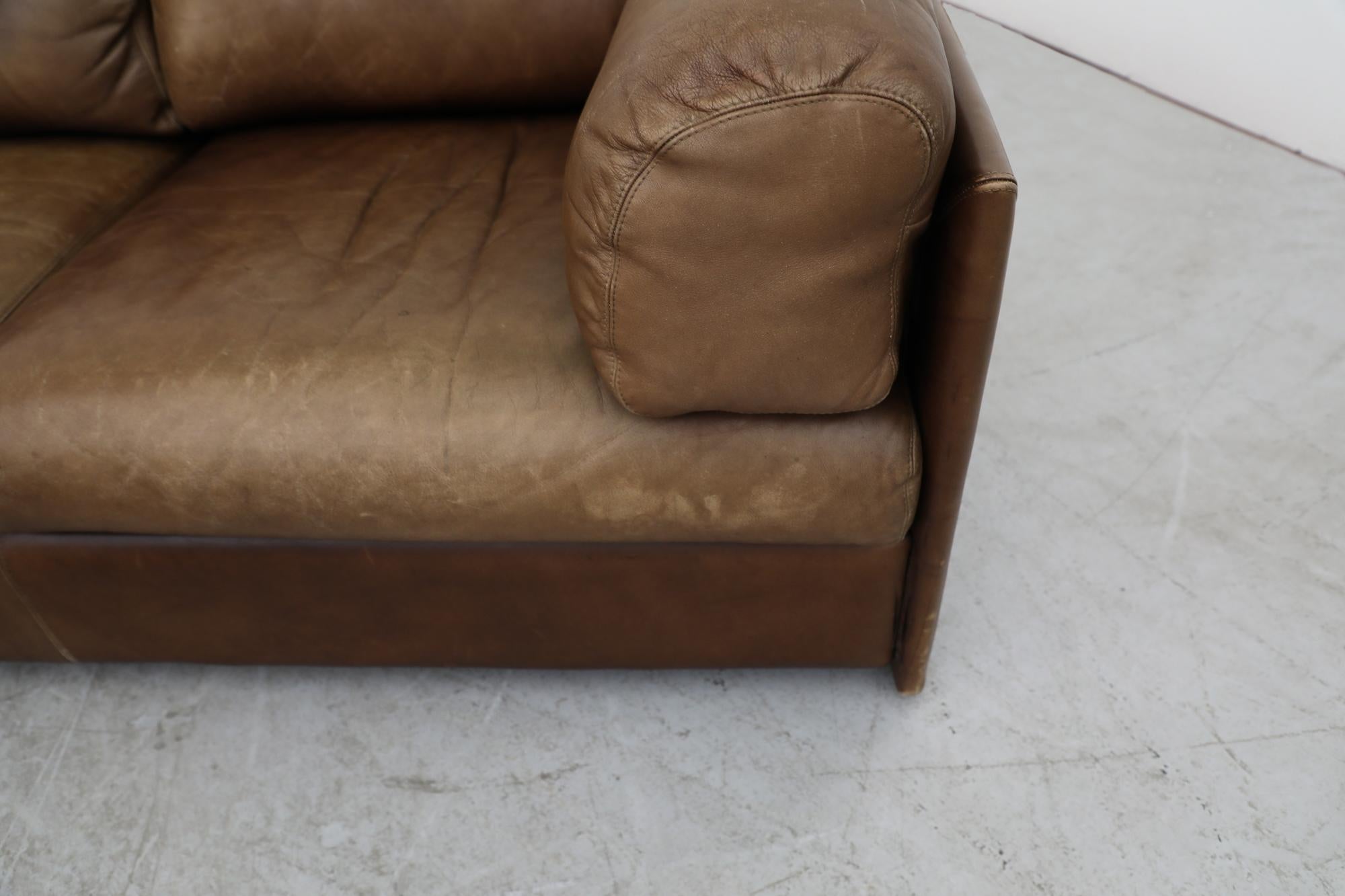 Midcentury Leolux Leather Sectional Sofa 5