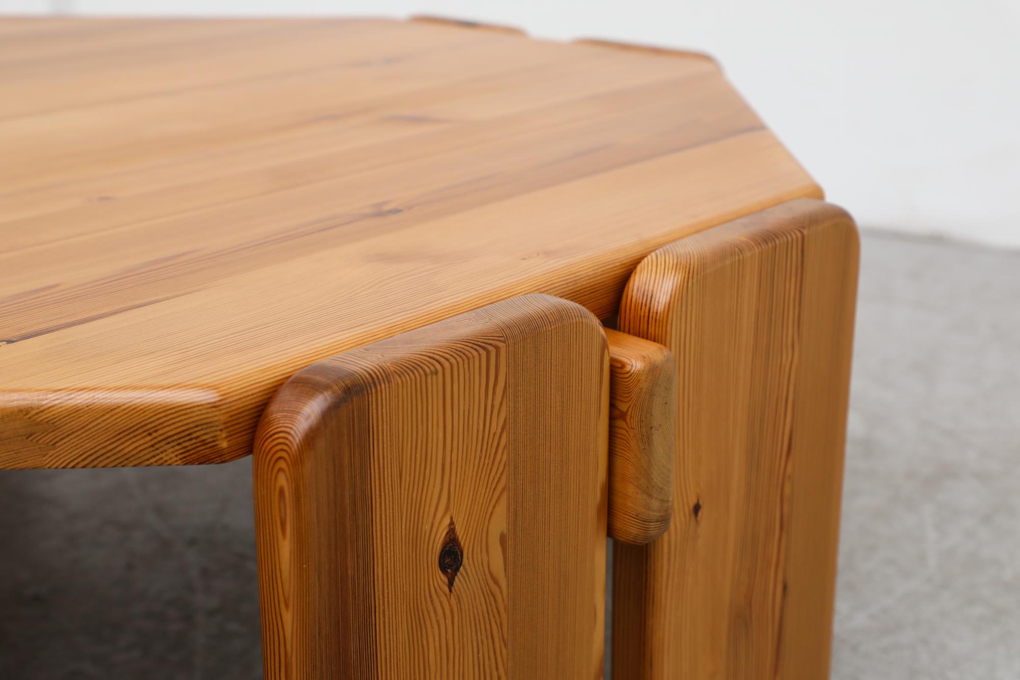 Mid-Century Leolux Pine Coffee Table 7