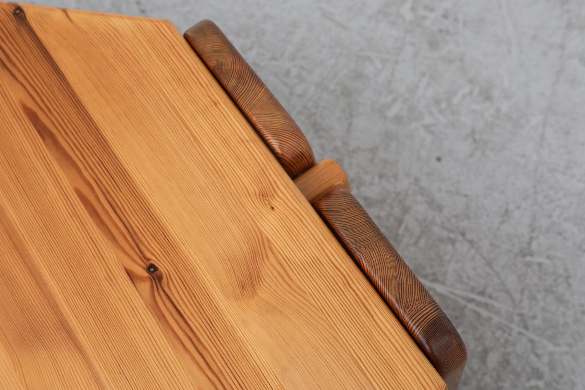 Mid-Century Leolux Pine Coffee Table 9