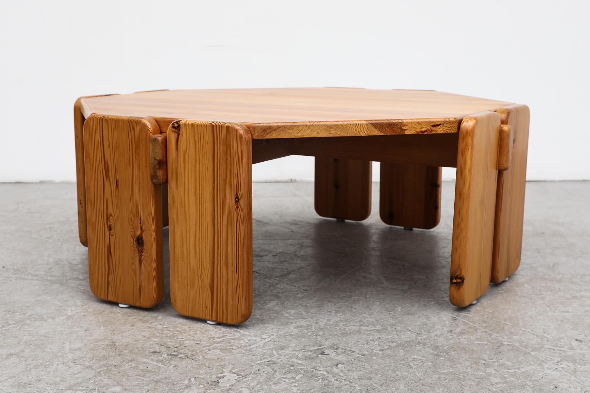 Mid-Century Leolux Pine Coffee Table 10