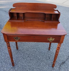 Mid-Century Lexington Furniture Victorian Style Solid Cherry Writing Desk
