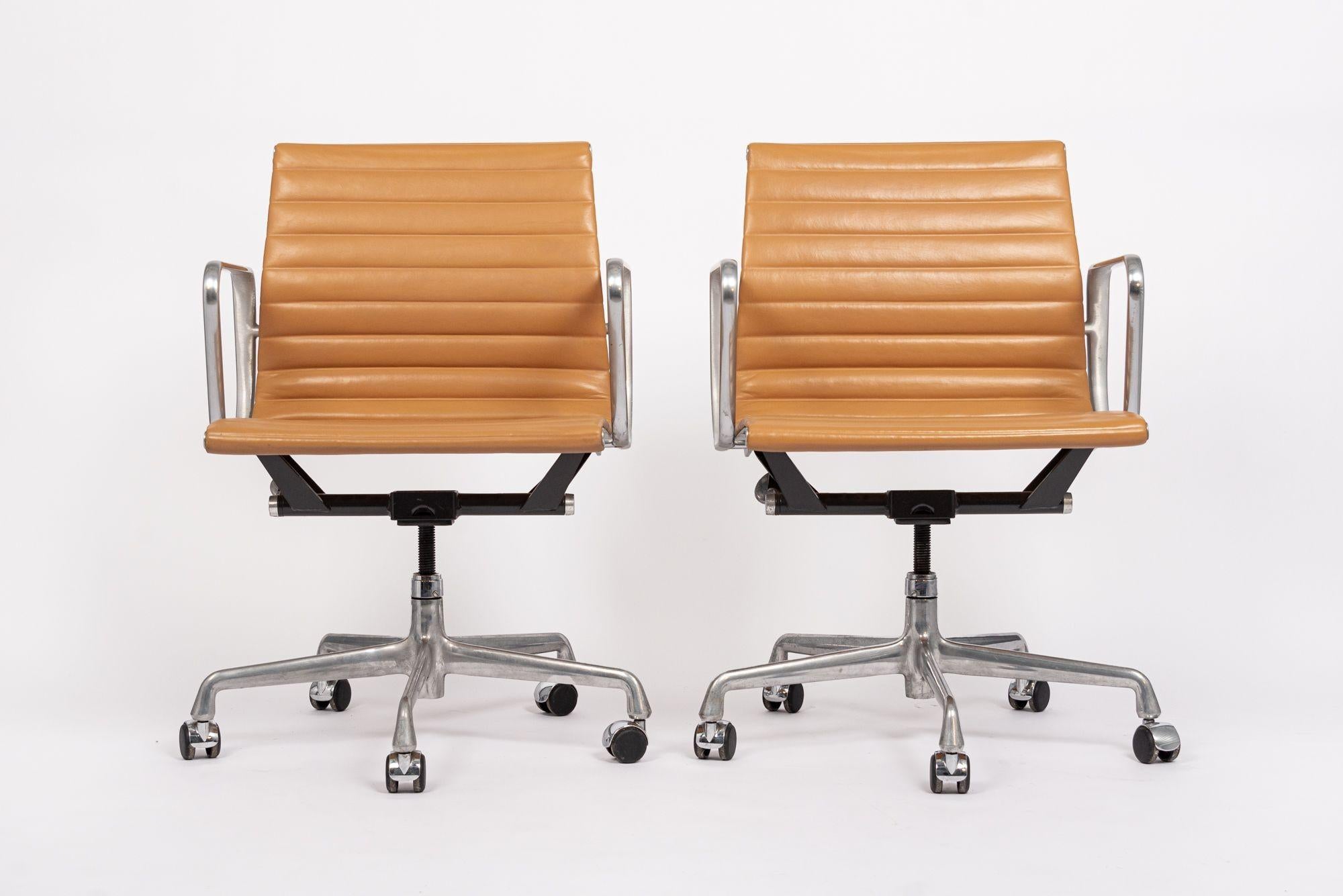 Mid-Century Modern Mid Century Light Brown Office Chairs by Eames for Herman Miller 2006