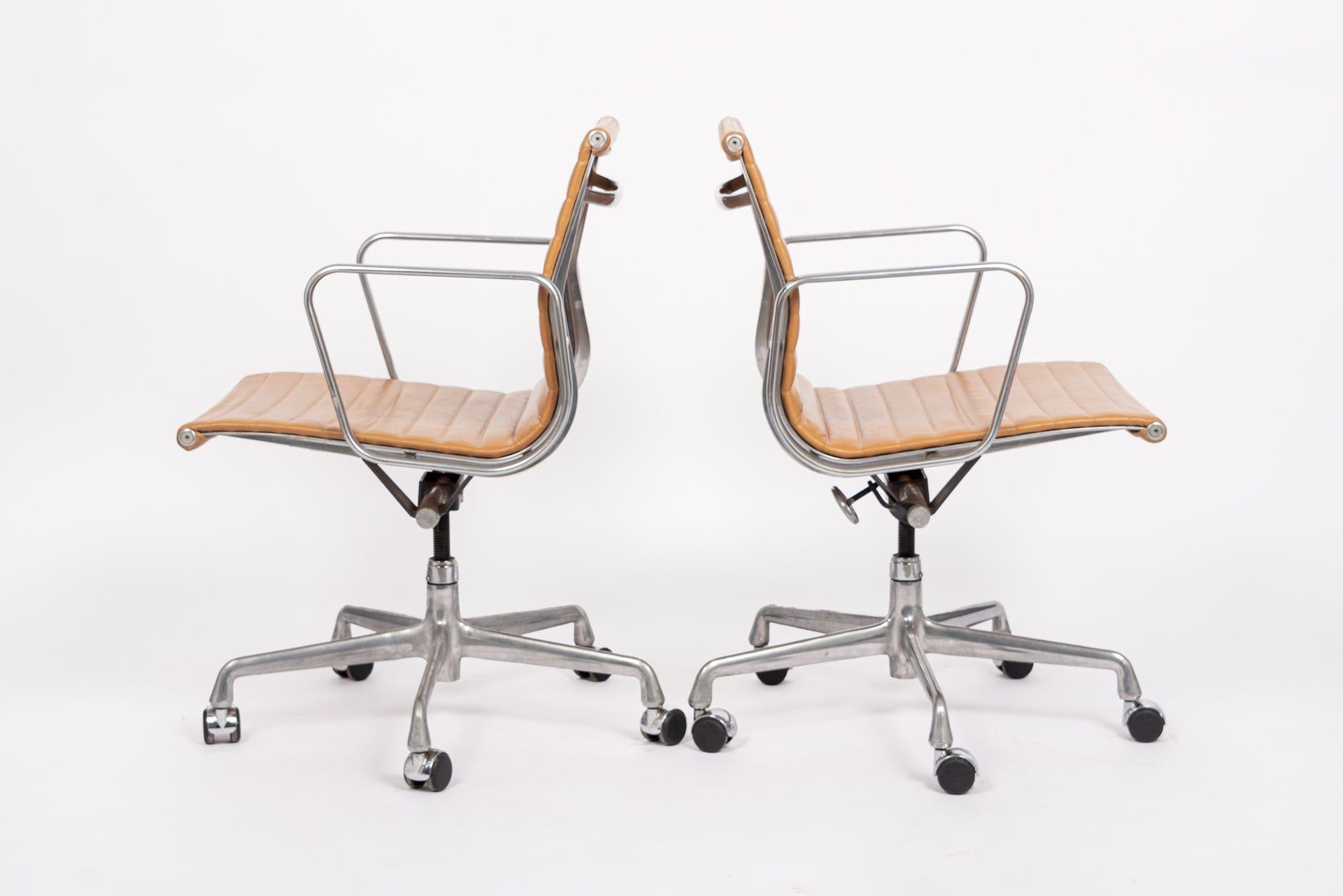 American Mid Century Light Brown Office Chairs by Eames for Herman Miller 2006