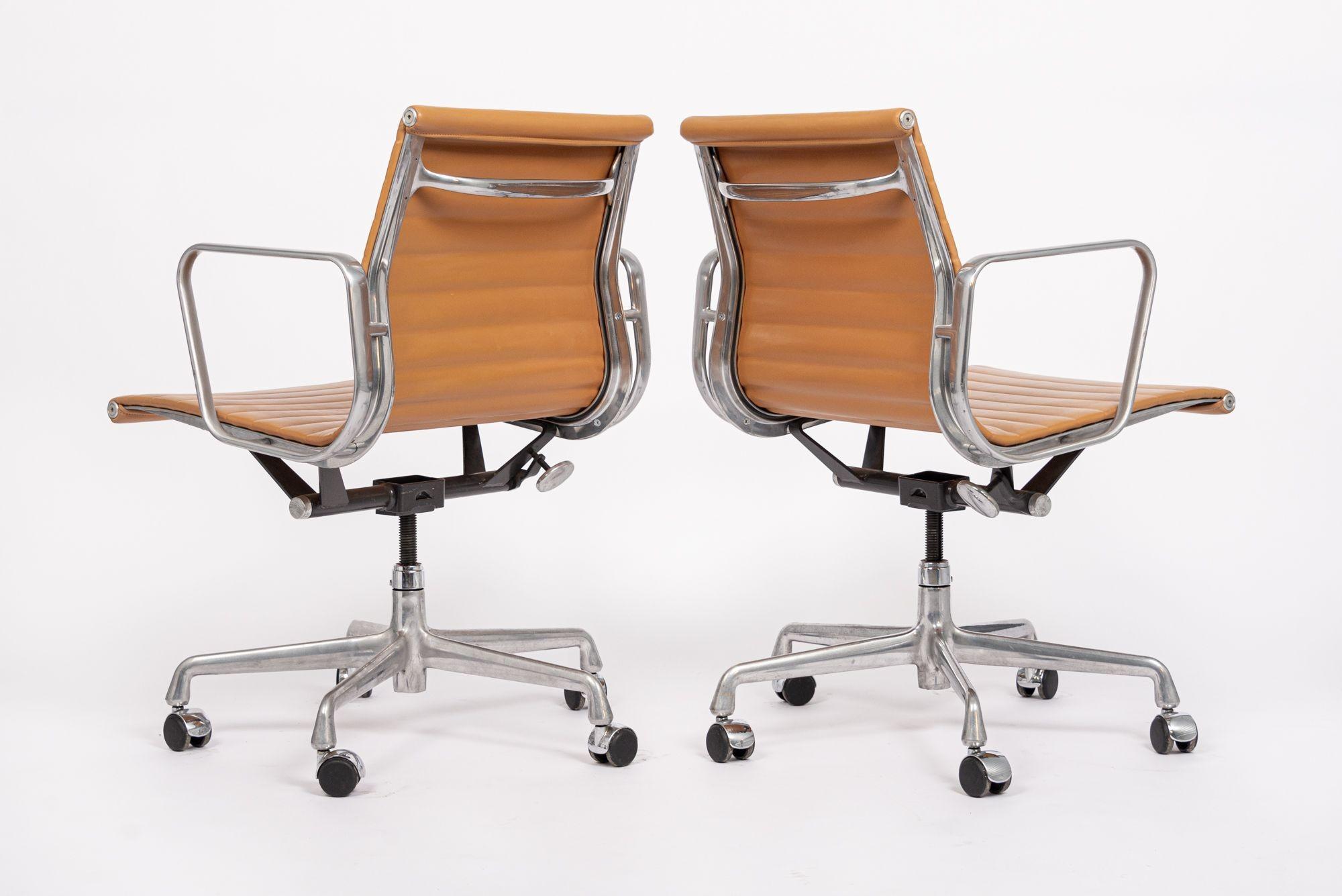 Contemporary Mid Century Light Brown Office Chairs by Eames for Herman Miller 2006