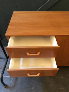 Midcentury Light Wood Credenza