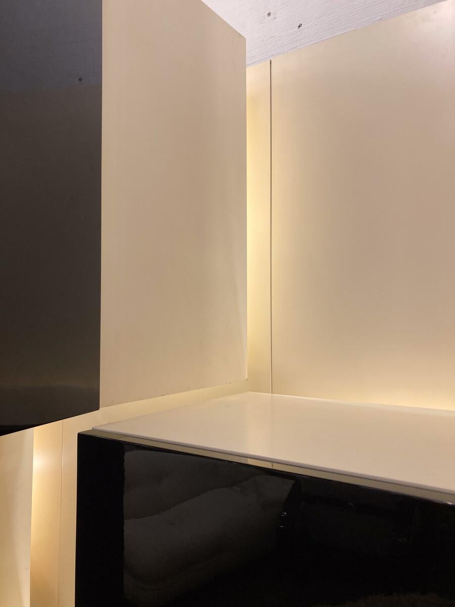 Mid-Century Lighting Wall Unit by Roberto Monsani for Acerbis, 1970s For Sale 12