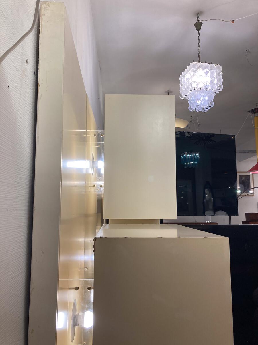 Mid-Century Lighting Wall Unit by Roberto Monsani for Acerbis, 1970s For Sale 14