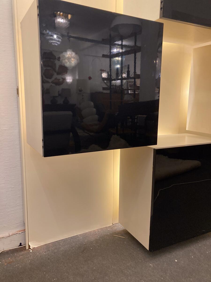 Mid-Century Lighting Wall Unit by Roberto Monsani for Acerbis, 1970s For Sale 2