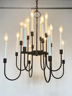 Lightolier Sechzehn-Glühbirnen-Kronleuchter, Mitte des Jahrhunderts, CIRCA 1960er Jahre