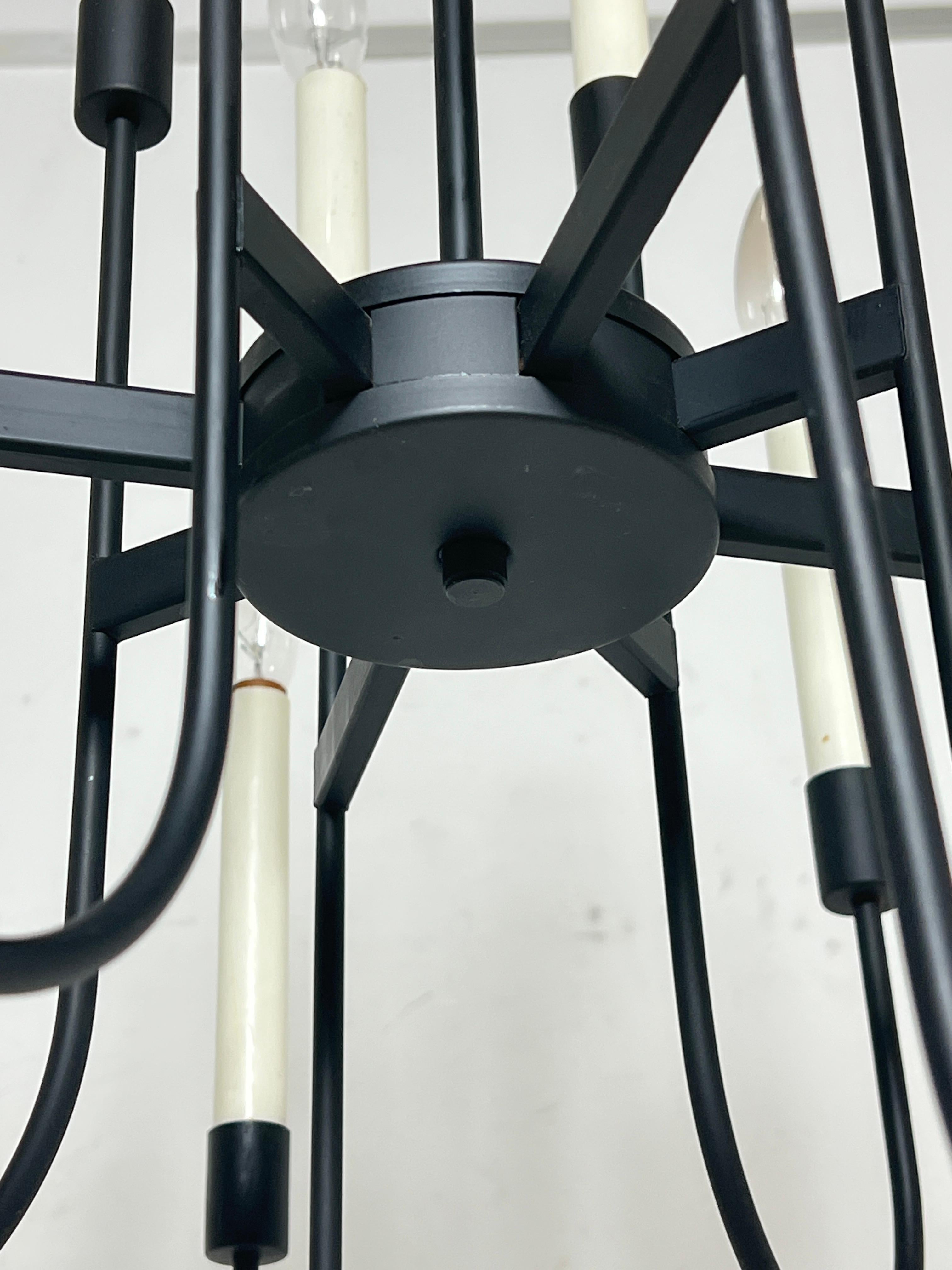 Milieu du XXe siècle Lustre à seize ampoules Lightolier du milieu du siècle, Circa 1960s en vente