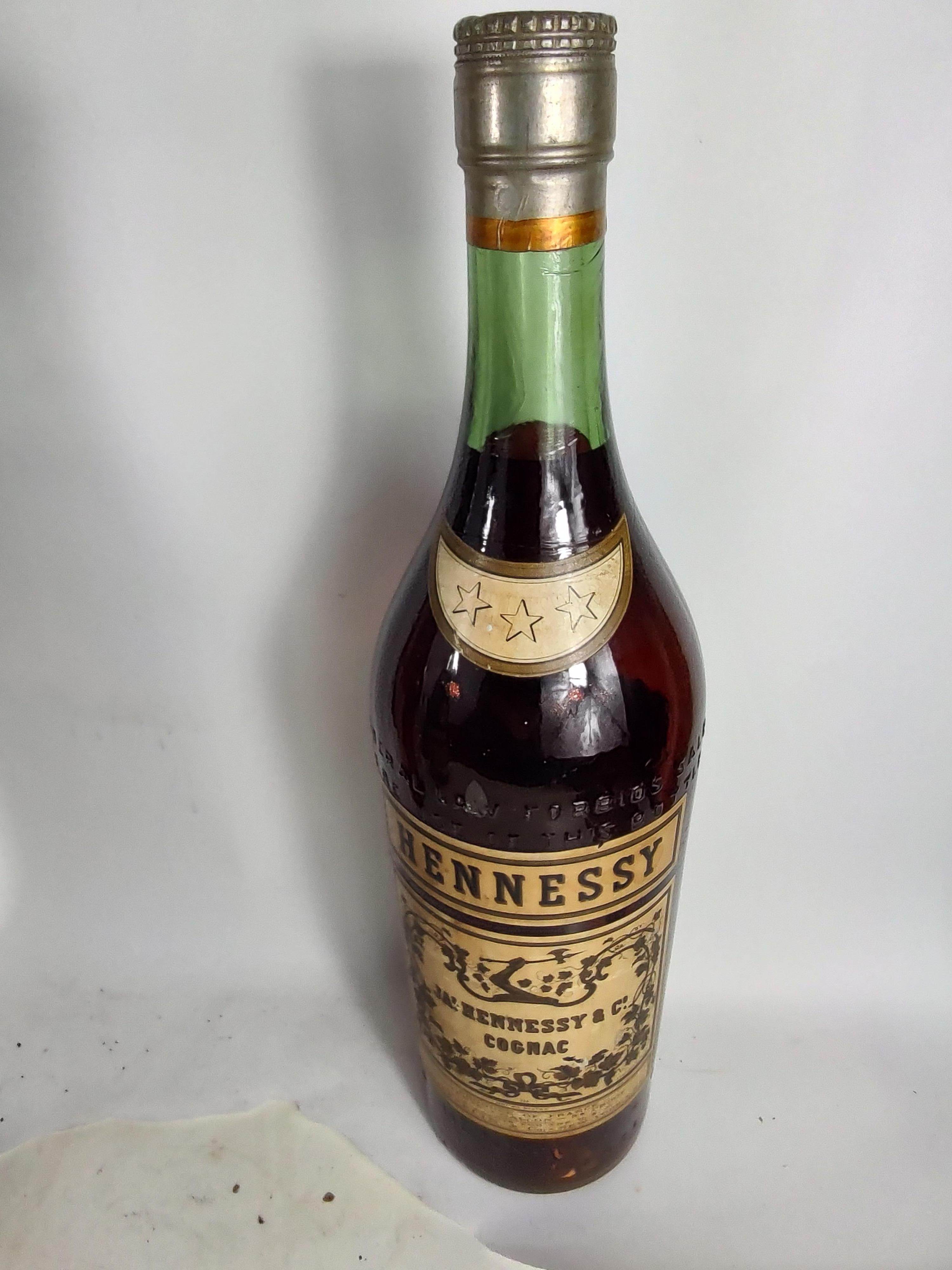 Industrial Mid-Century Liquor Wine Display Bottle Blown Glass
