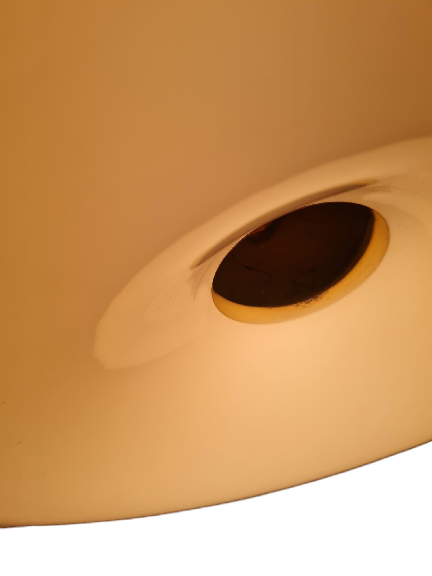 Mid-Century Lisa Johansson-Papé Brass Ceiling Pendant model 61-368, Orno 1950s For Sale 2