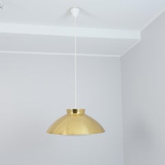 Mid-Century Lisa Johansson-Papé Brass Ceiling Pendant model 61-368, Orno 1950s