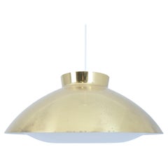 Mid-Century Lisa Johansson-Papé Brass Ceiling Pendant model 61-368, Orno 1950s