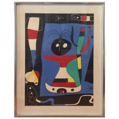 Mid Century Lithograph by Joan Miro
