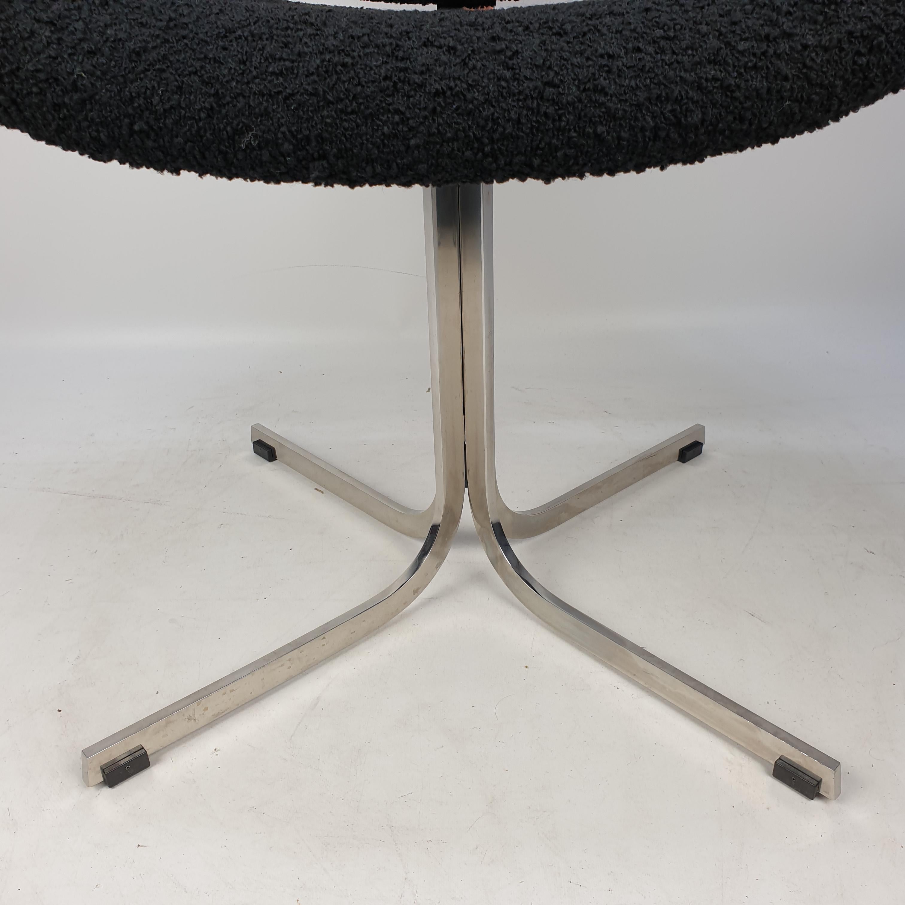 Steel Mid Century Little Tulip Armchair by Pierre Paulin for Artifort, 1980s