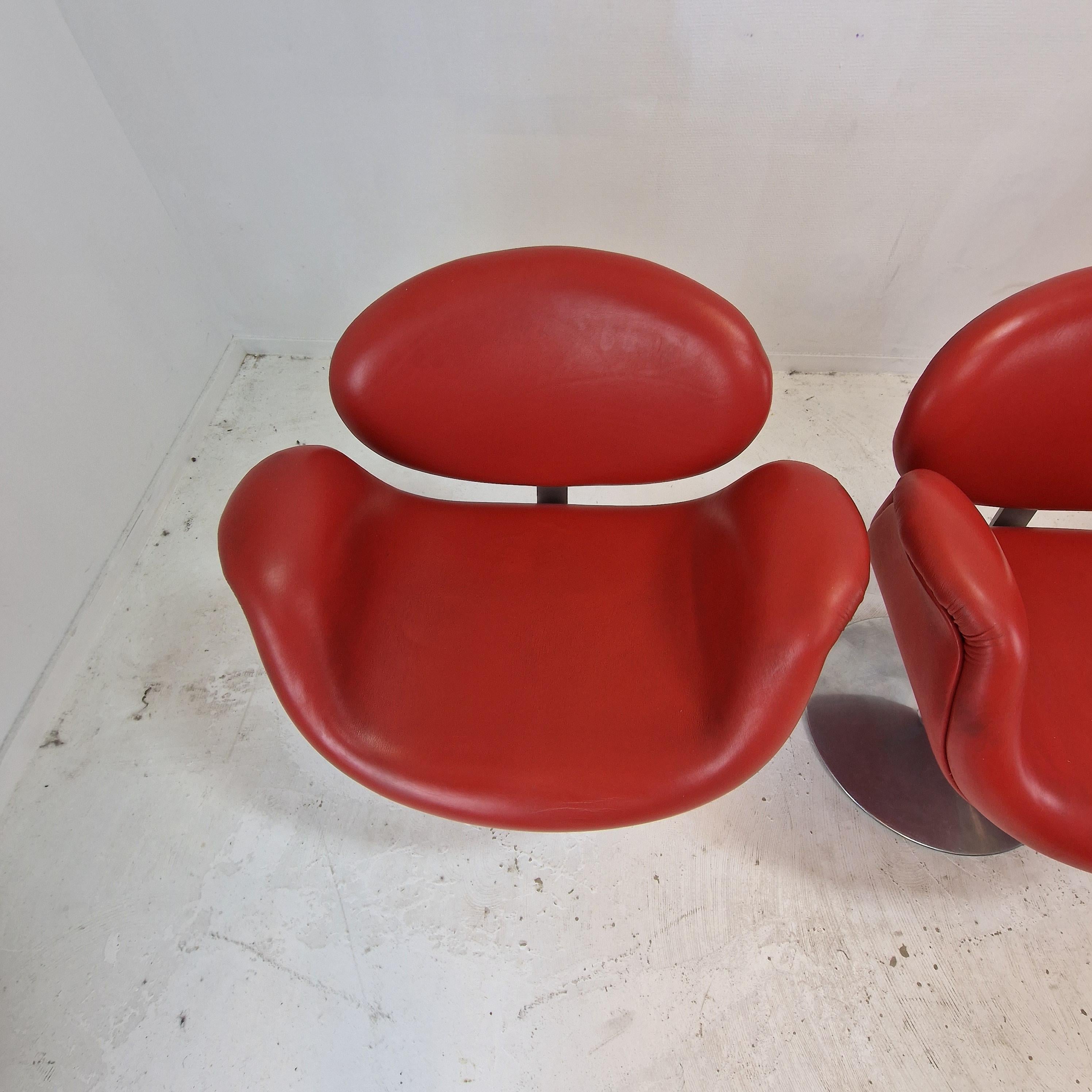 Mid-Century Little Tulip Chair by Pierre Paulin for Artifort, 1980s For Sale 12