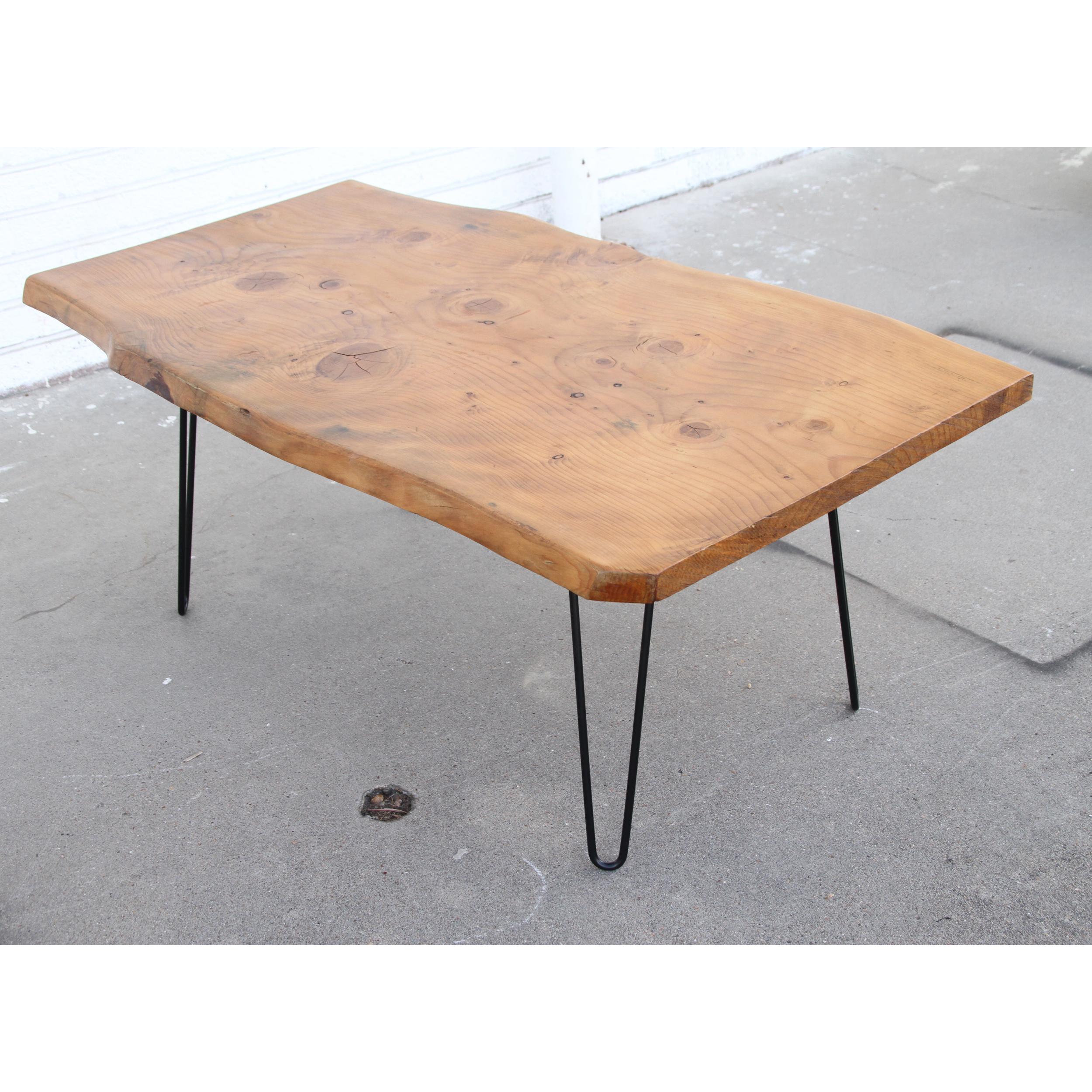 XXIe siècle et contemporain Table basse du milieu du siècle sur pieds en épingle à cheveux en vente