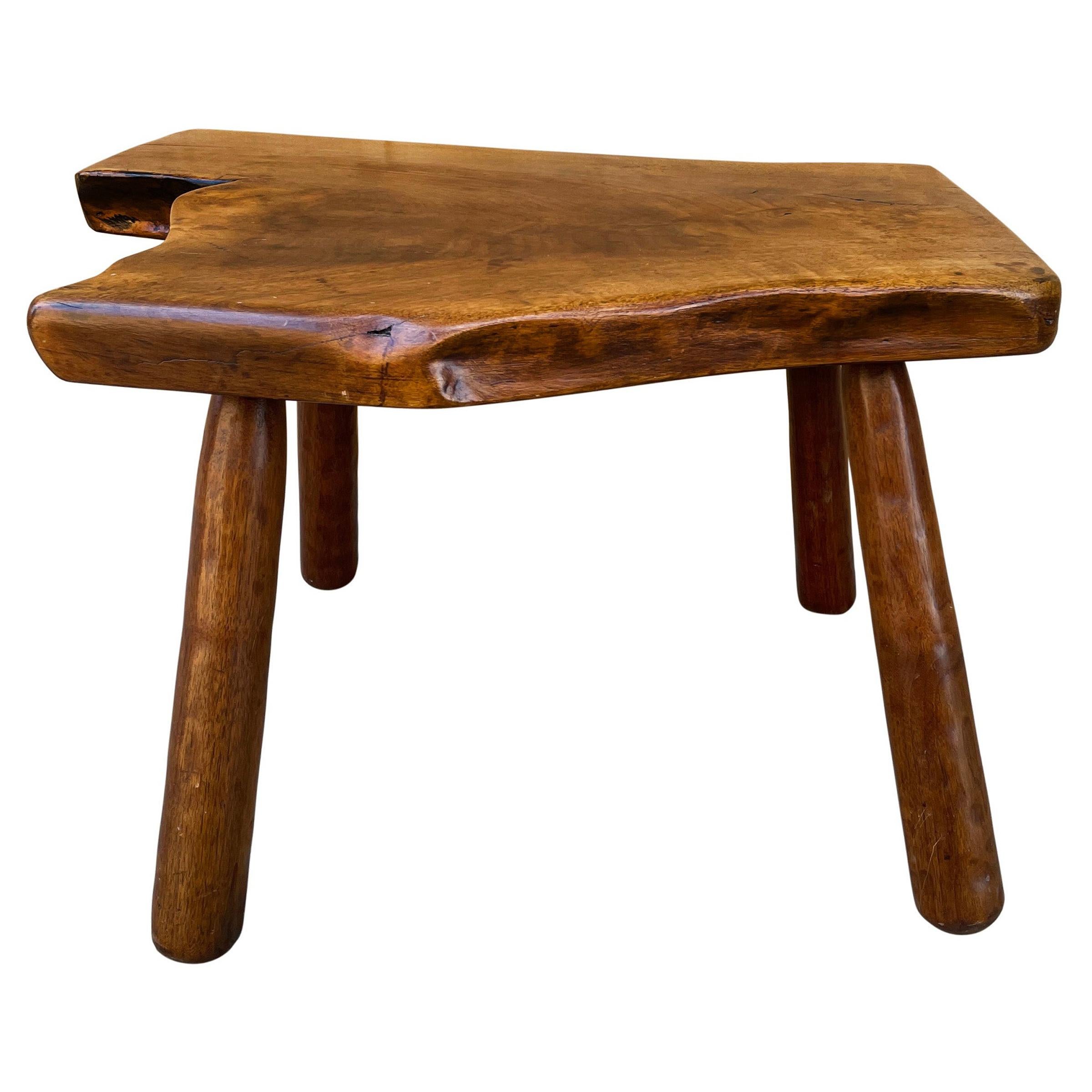 MidCentury Live Edge Coffee Table For Sale at 1stDibs