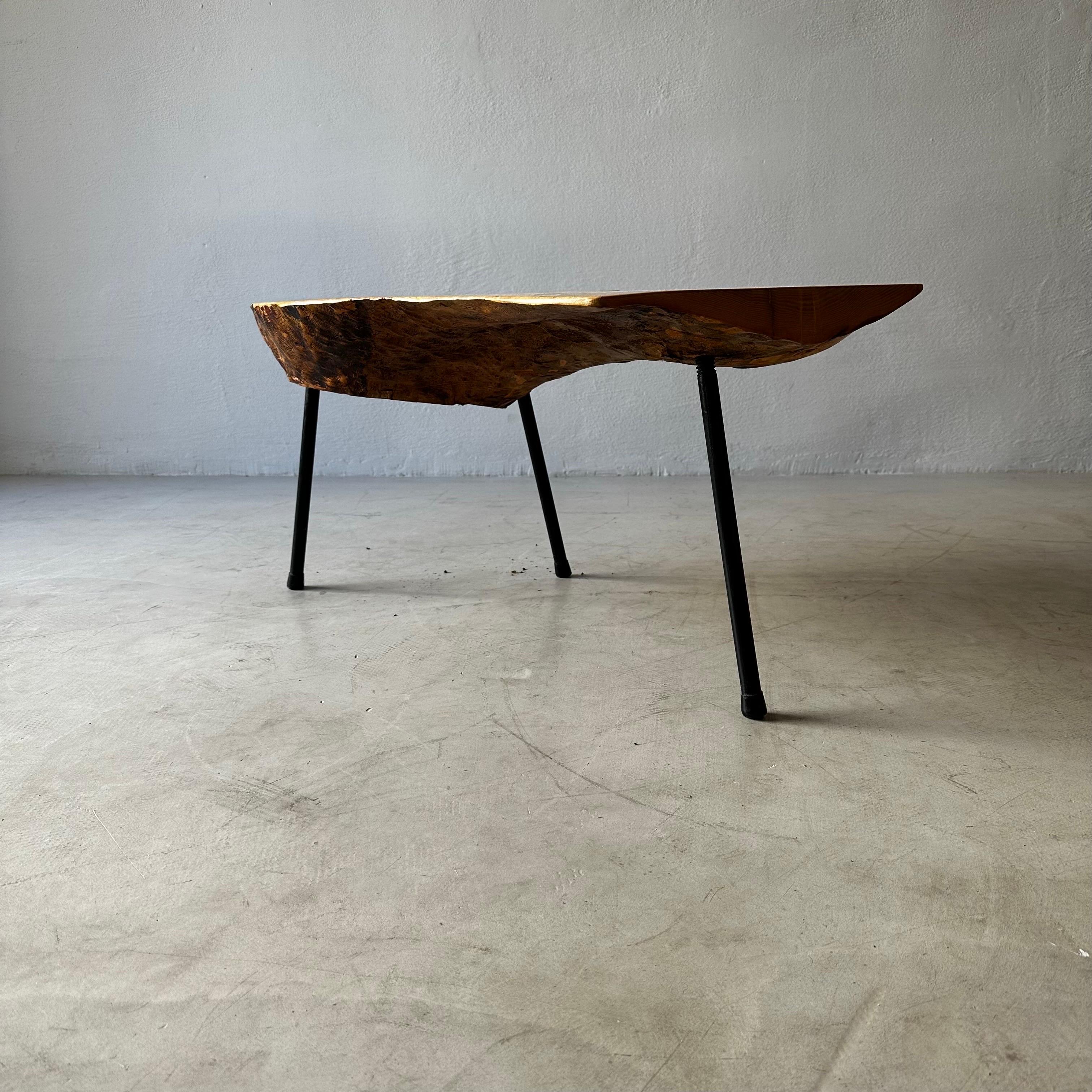 Midcentury Live Edge Tree Trunk Table, Austria, 1965 For Sale 2