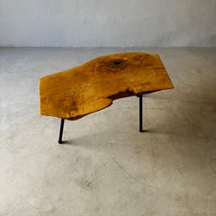Midcentury Live Edge Tree Trunk Table, Austria, 1965