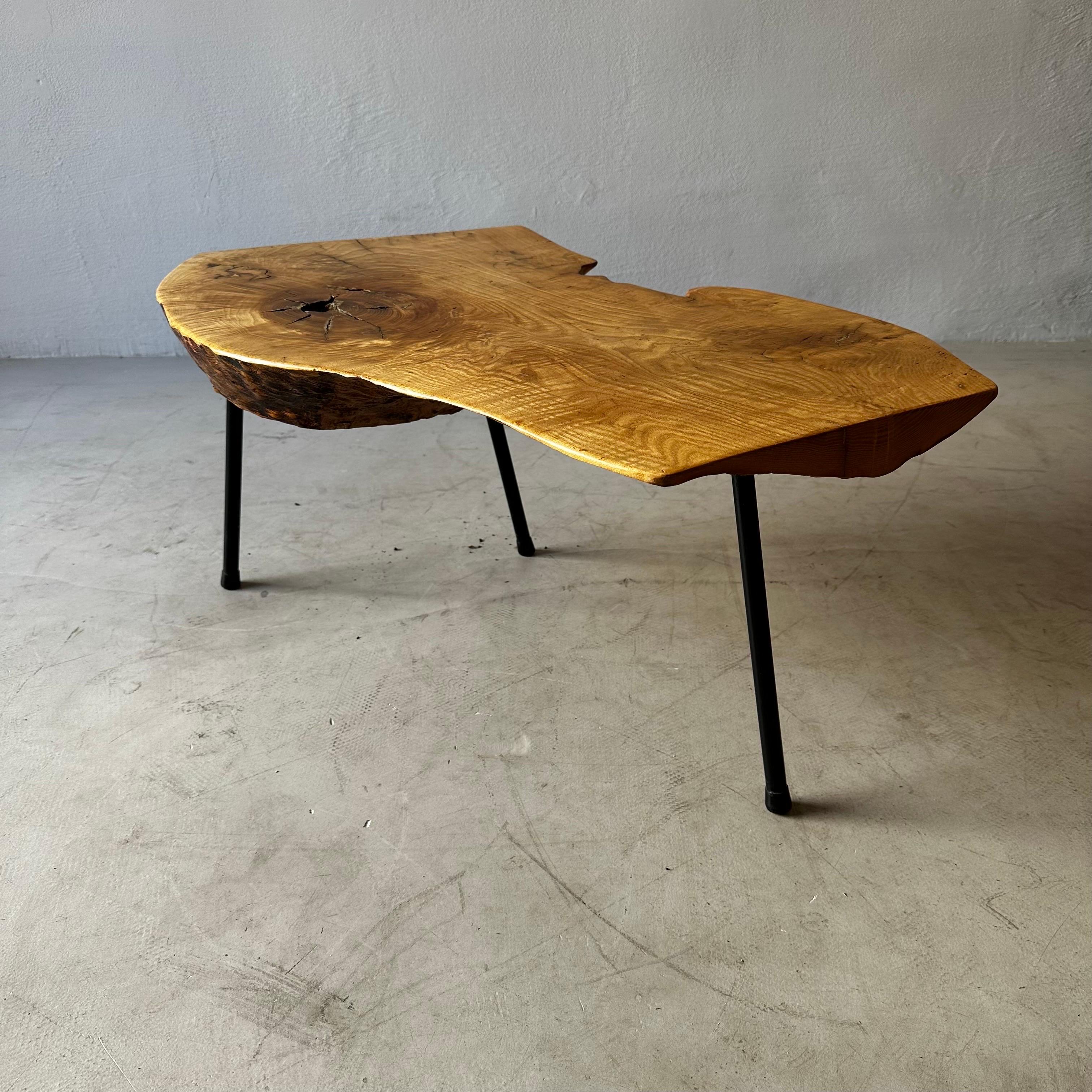 Midcentury Live Edge Tree Trunk Table, Austria, 1965 In Good Condition For Sale In Vienna, AT