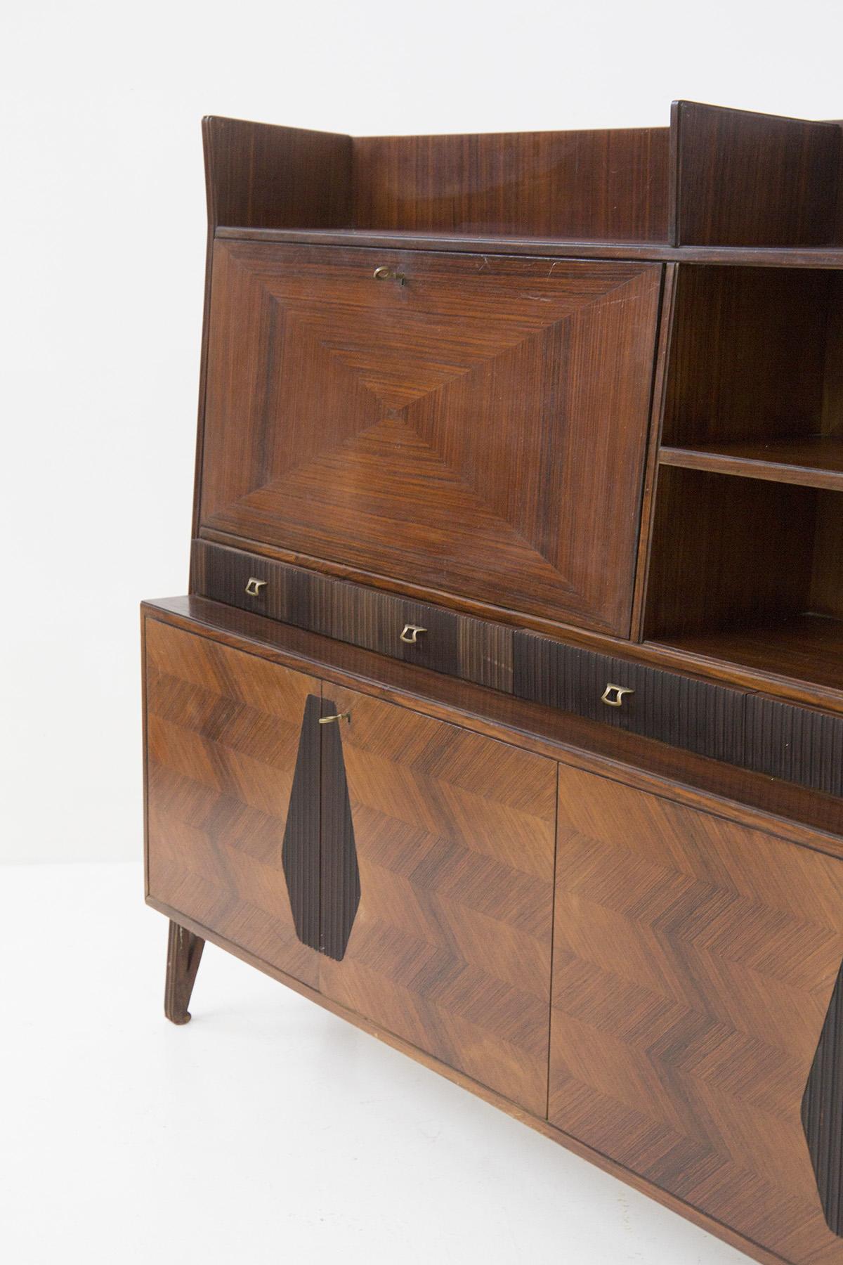 Italian Mid-Century Living Room Cabinet by Permanente Mobili Cantù For Sale