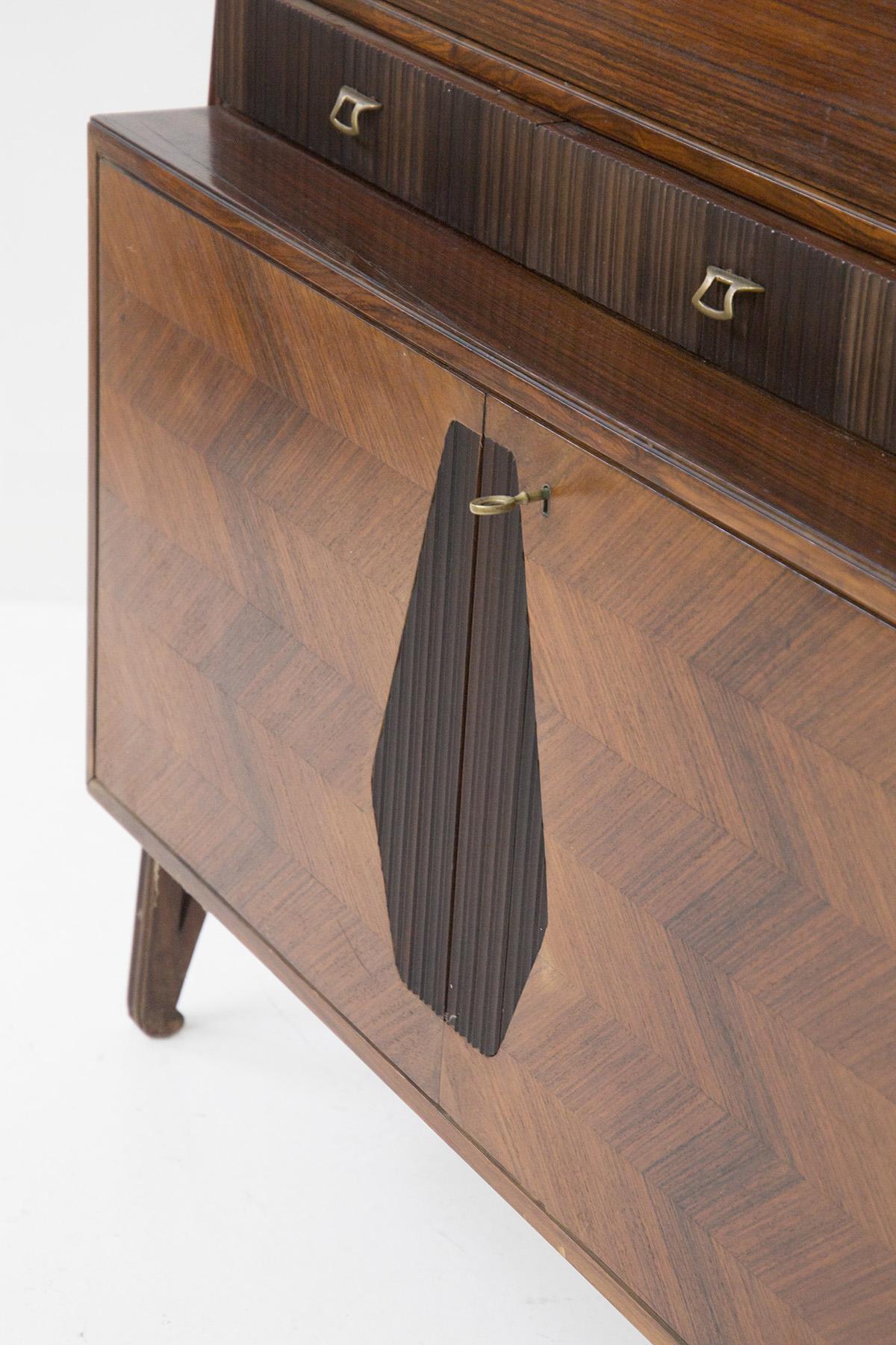 Mid-Century Wohnzimmerschrank von Permanente Mobili Cantù (Mitte des 20. Jahrhunderts) im Angebot