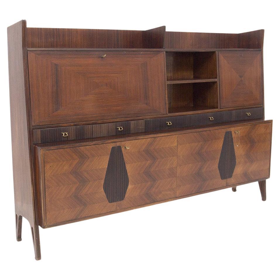 Mid-Century Living Room Cabinet by Permanente Mobili Cantù