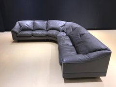 Midcentury Living Room Set in Premium Italian Leather by Paltrona Frau, 1960s