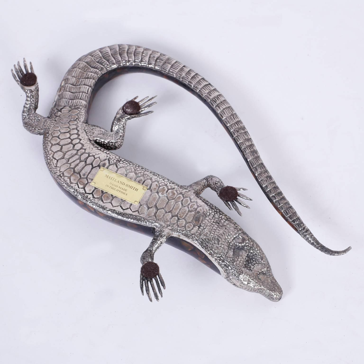 Contemporary Midcentury Lizard Sculpture
