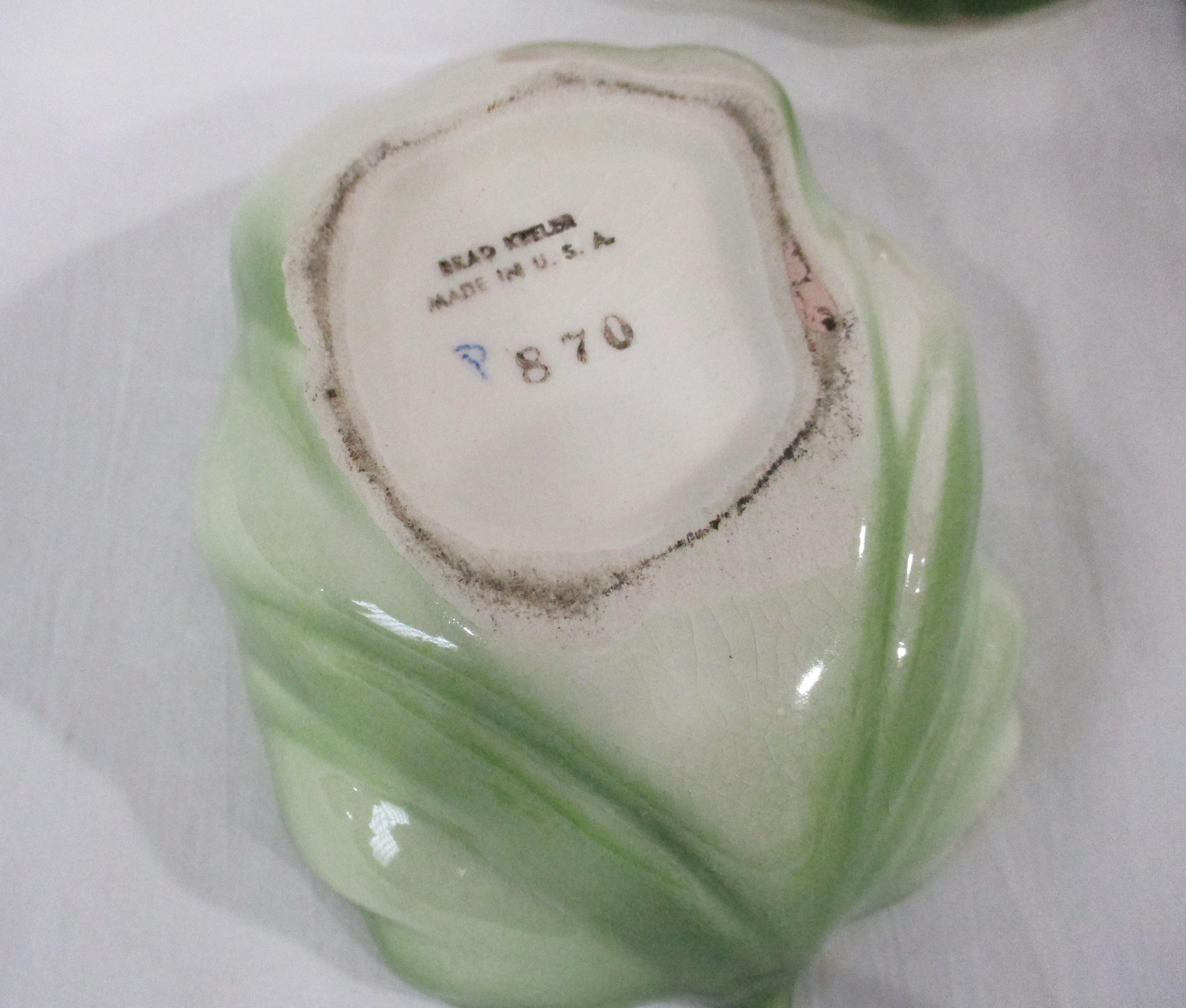 Bols à sauce pour fruits de mer à homard Brad Keeler des années 1950  California Pottery en vente 3