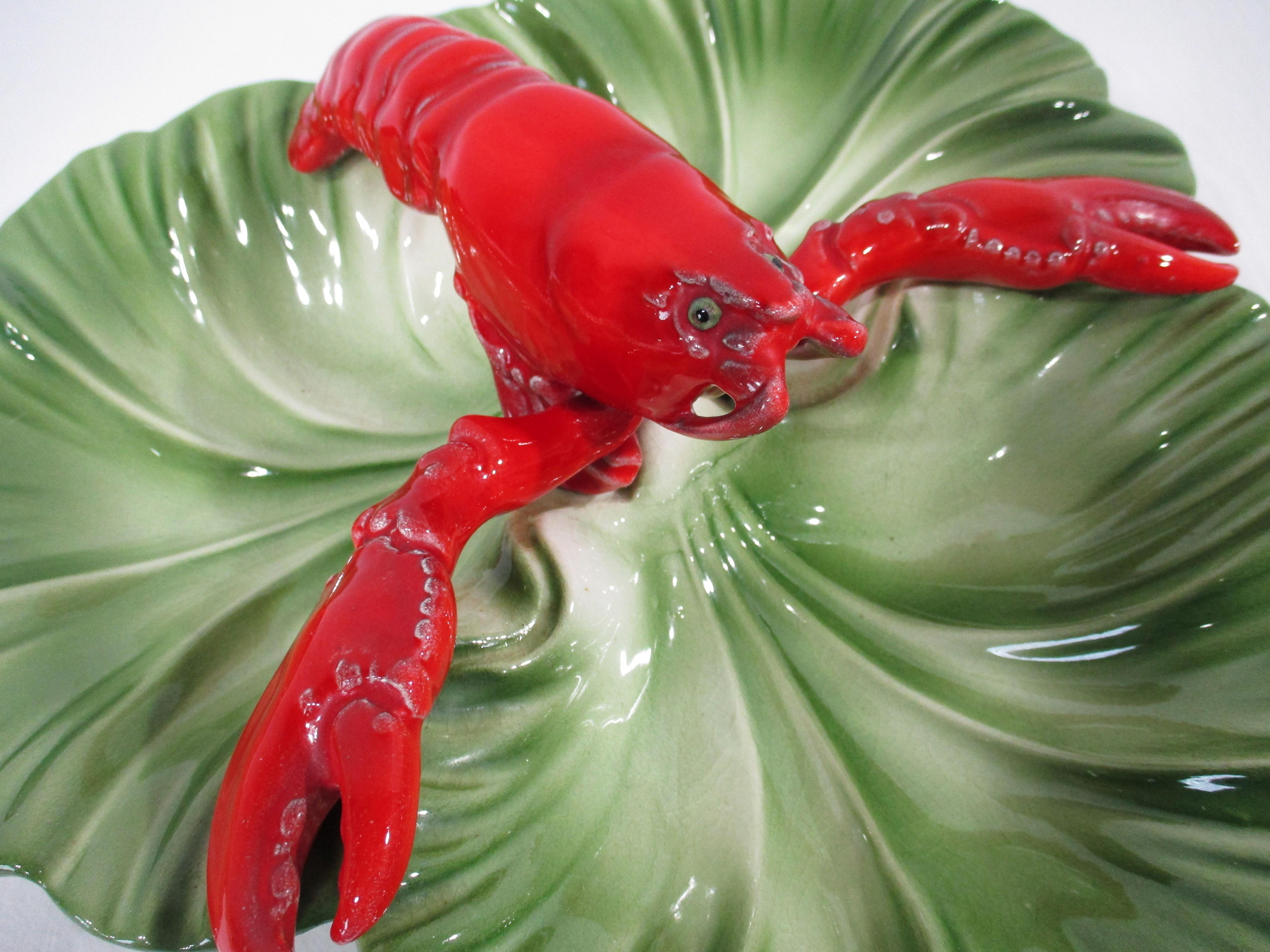 Bols à sauce pour fruits de mer à homard Brad Keeler des années 1950  California Pottery en vente 4