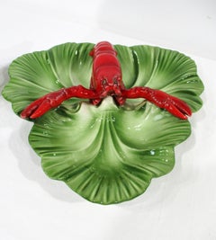 Ciotole con salsa di aragosta e frutti di mare di Brad Keeler degli anni '50  California Pottery