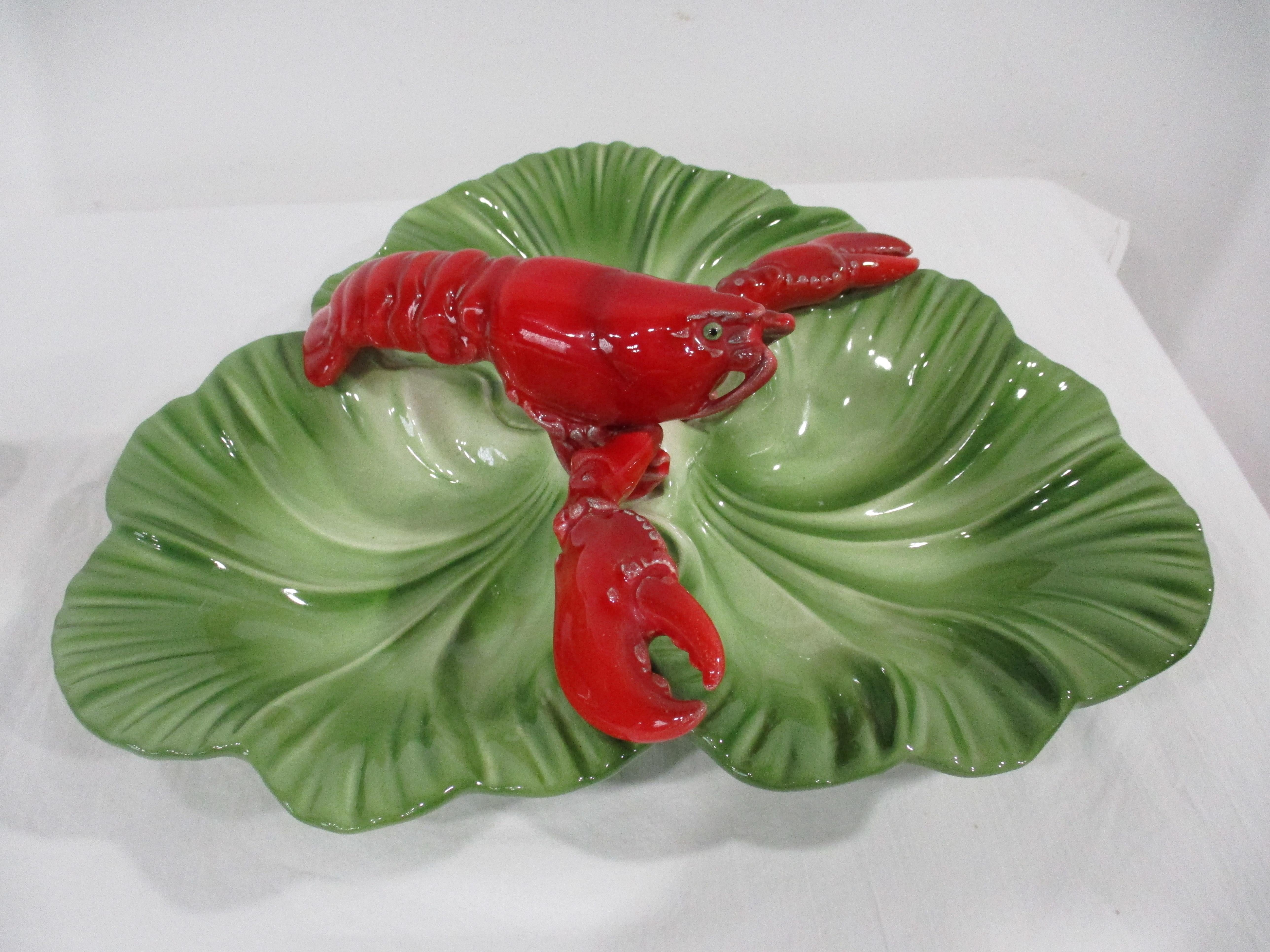 Américain Bols à sauce pour fruits de mer à homard Brad Keeler des années 1950  California Pottery en vente