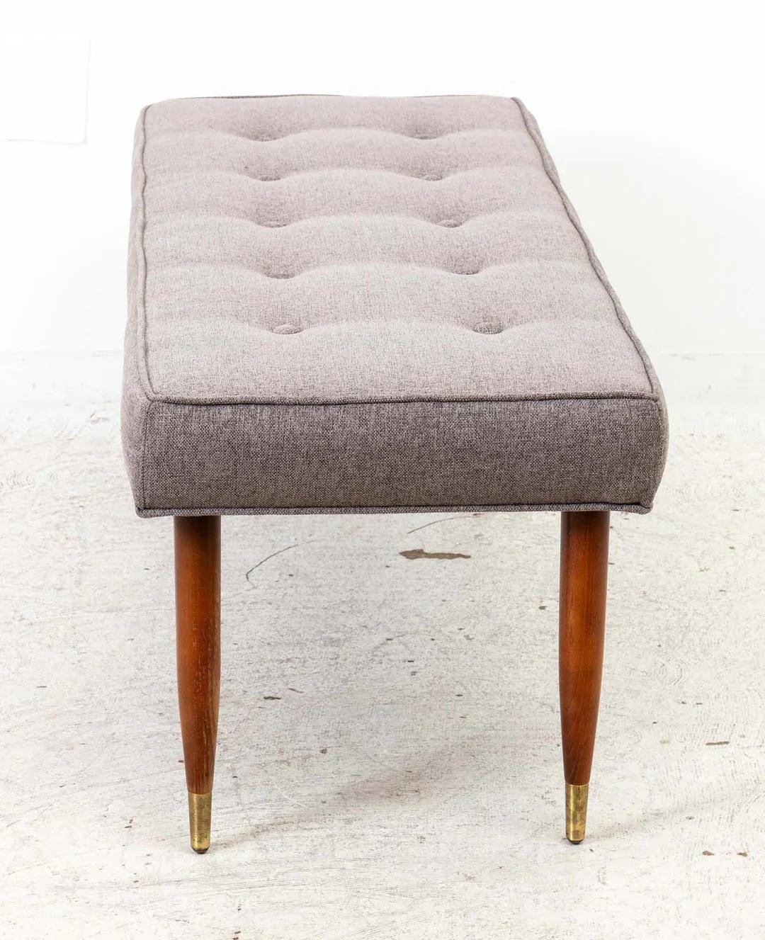 Mid-Century Modern Banc Long Mid Century en vente