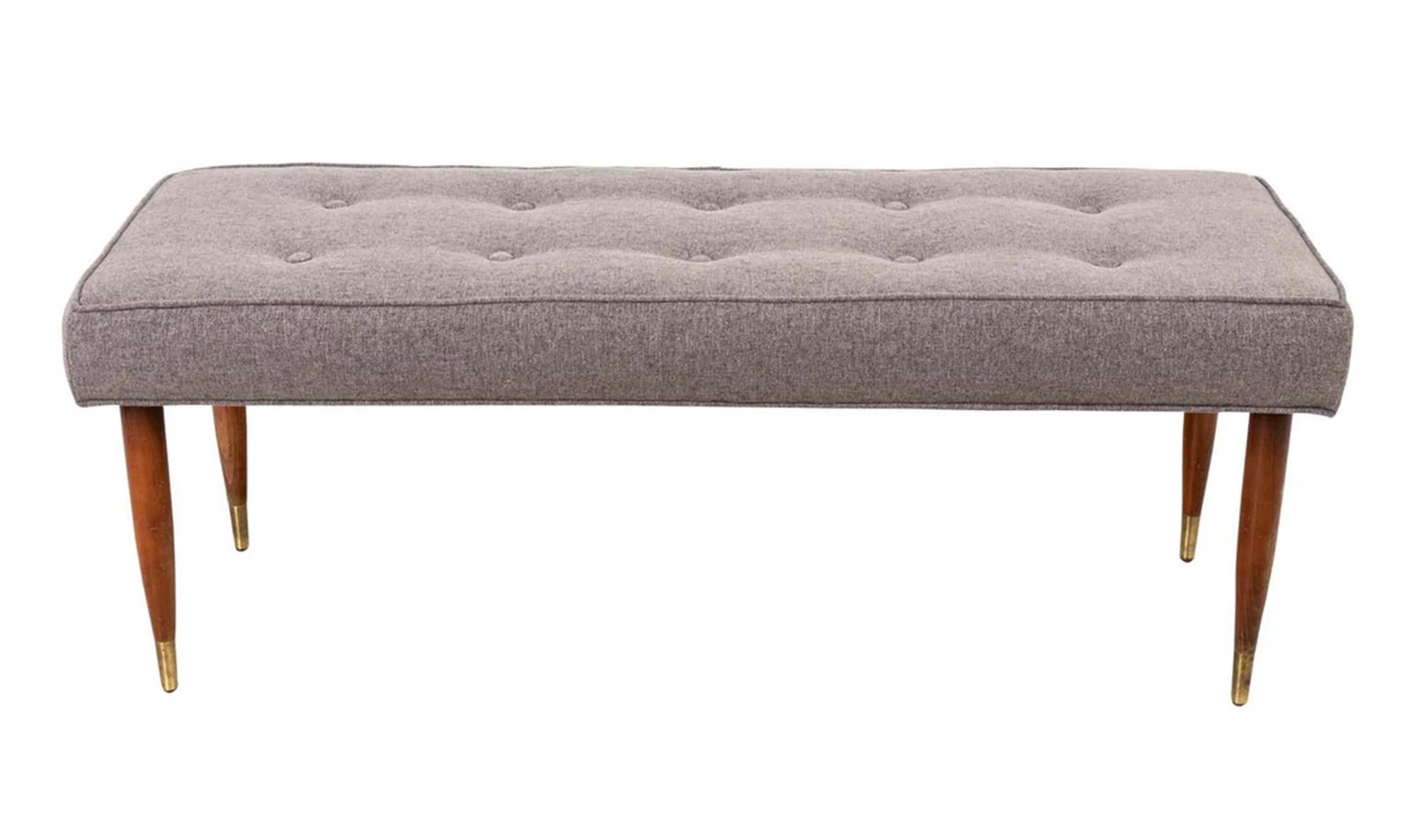 Banc Long Mid Century en vente 1