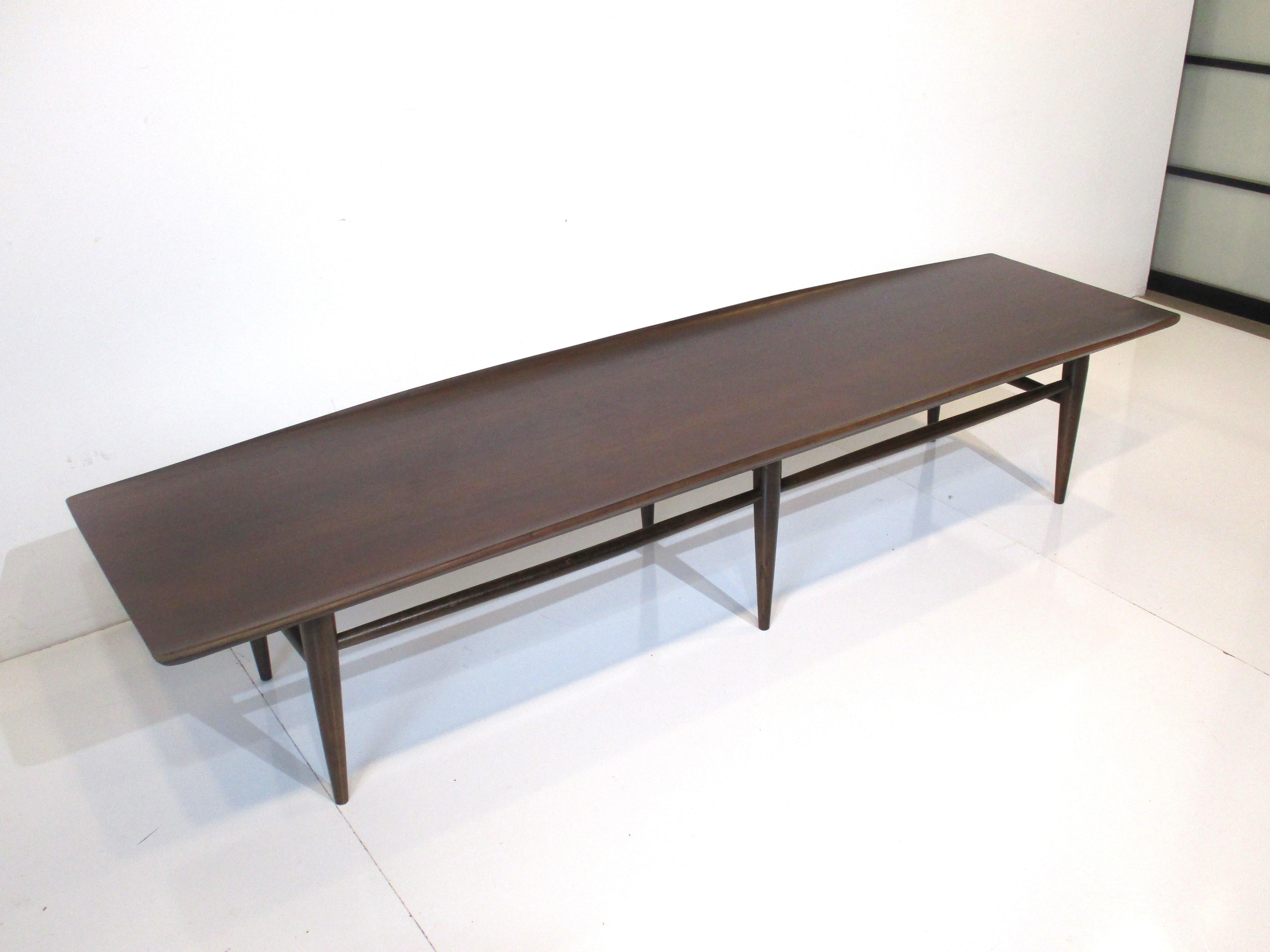 Mid Century Long Coffee Table for Drexel / Lane 3