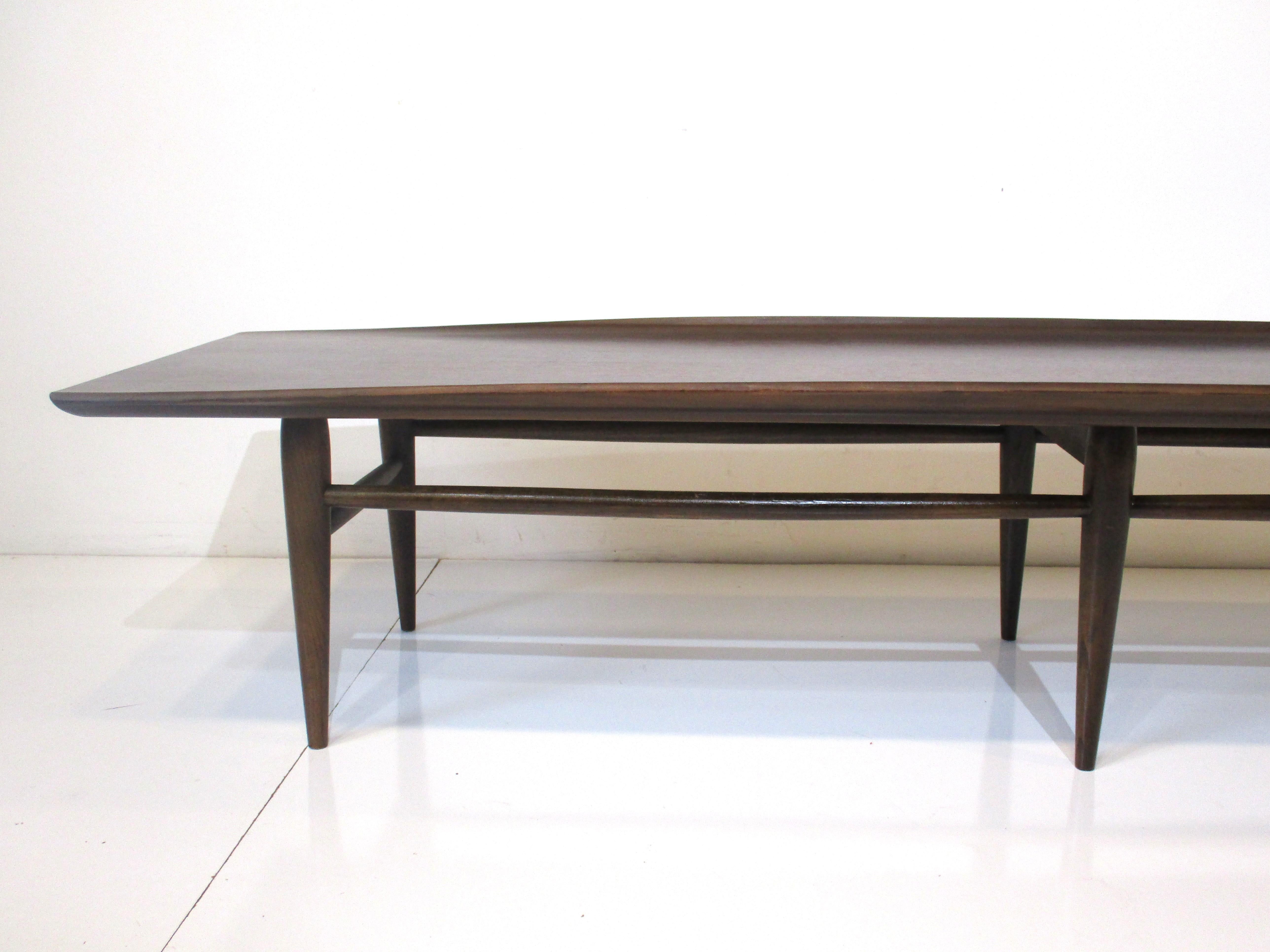 Mid-Century Modern Mid Century Long Coffee Table for Drexel / Lane
