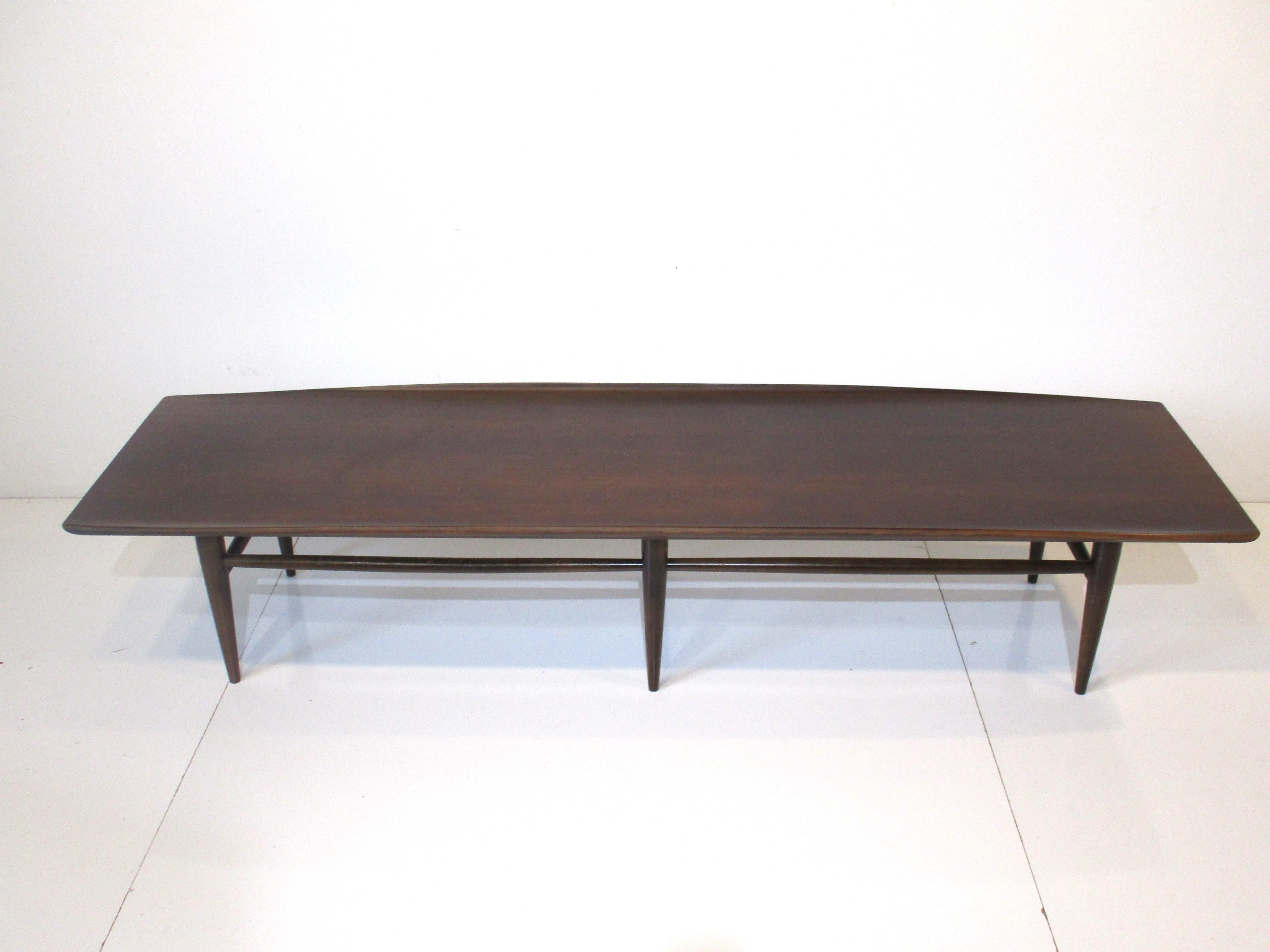 Mid Century Long Coffee Table for Drexel / Lane 2