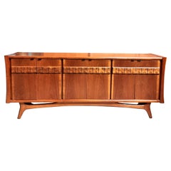 Mid Century Long Credenza Sideboard