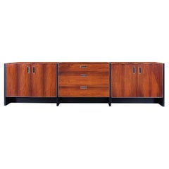 Mid-Century Long Rosewood Credenza by Robert Baron for Glenn of California