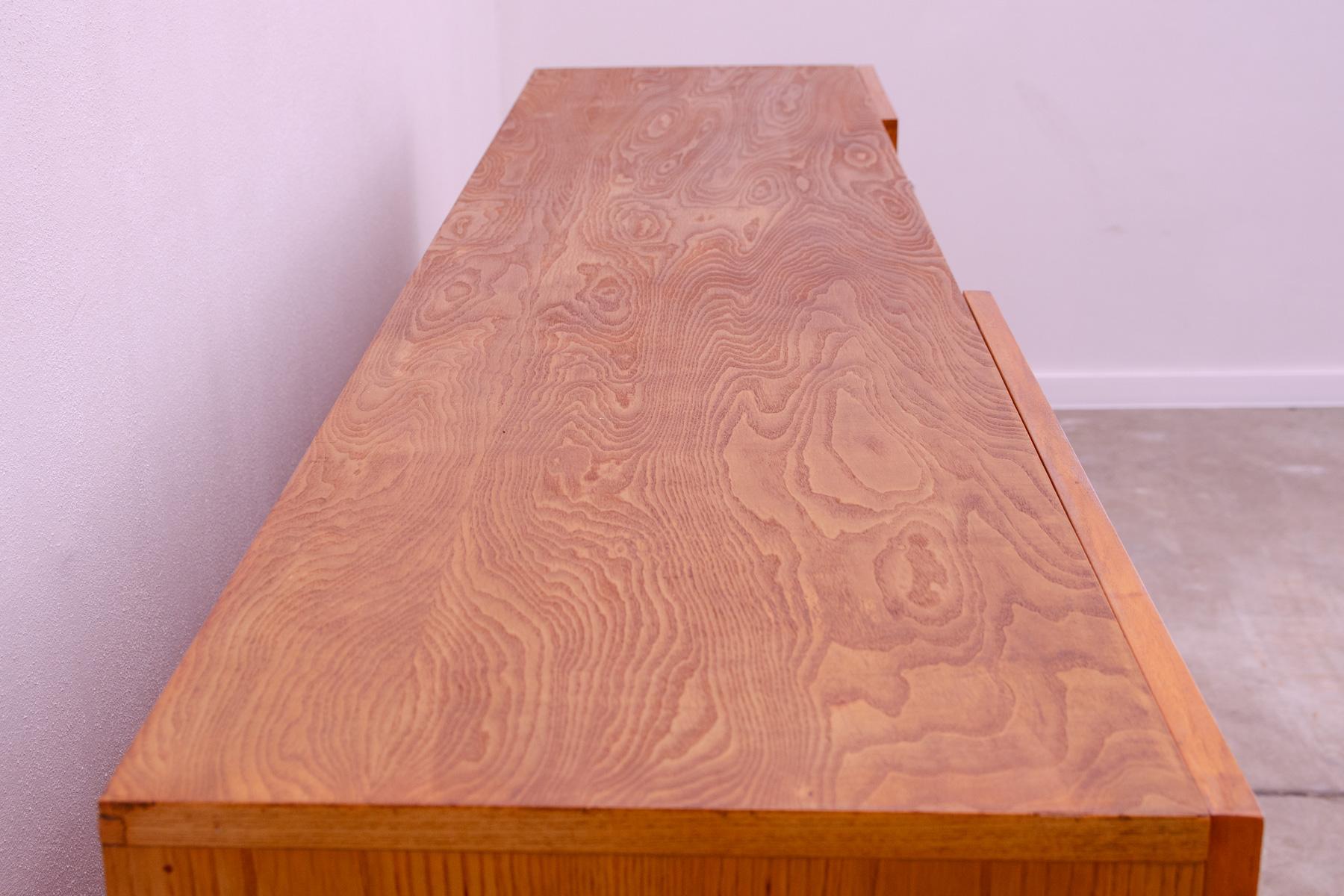 Wood Mid century long sideboard, 1960´s, Czechoslovakia