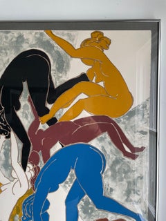 Mid Century Lorrie Goulet Lithograph Dance of Spring Signed Numbered